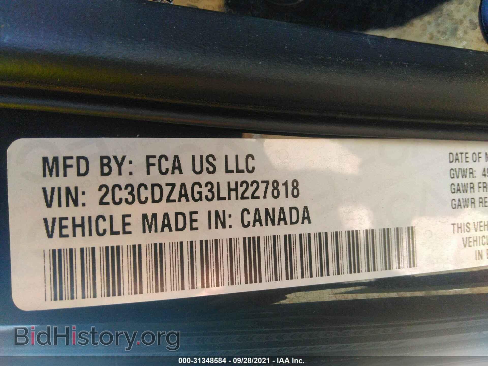 2020 DODGE CHALLENGER - VIN: 2C3CDZAG3LH227818 - Photo 9