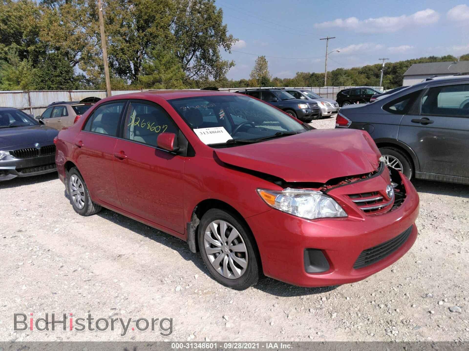 Photo 2T1BU4EE0DC972704 - TOYOTA COROLLA 2013