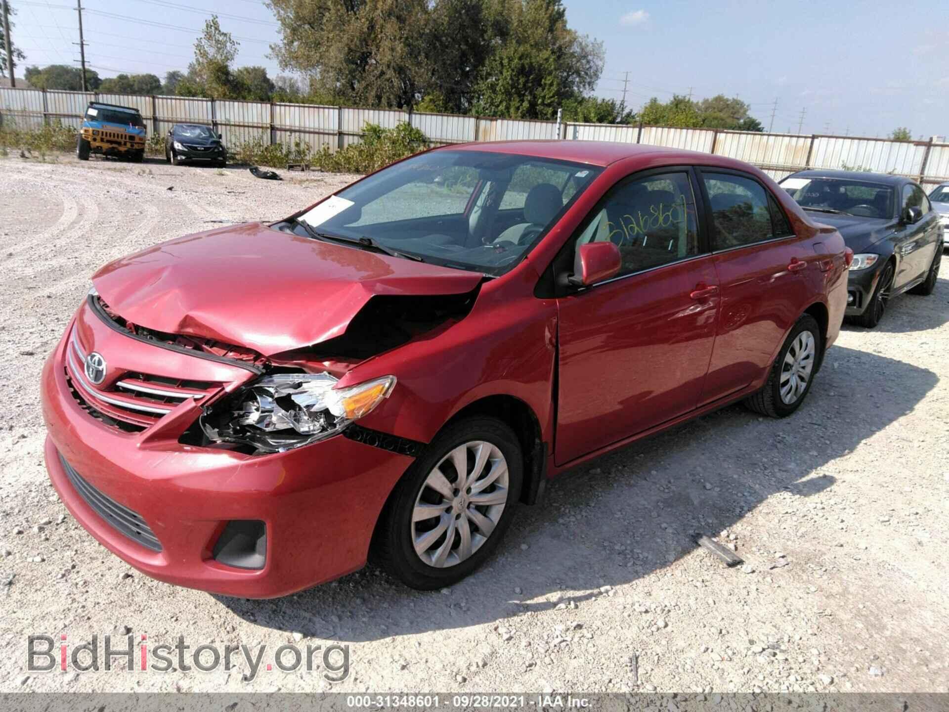 2013 TOYOTA COROLLA - VIN: 2T1BU4EE0DC972704 - Фото 2