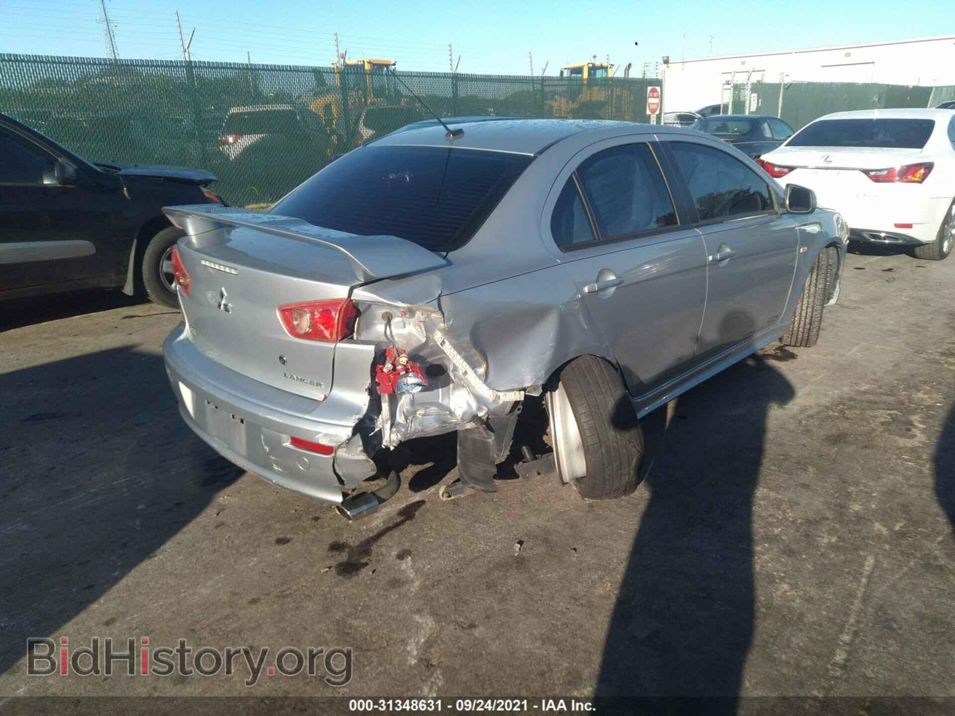 2009 MITSUBISHI LANCER - VIN: JA3AU86W89U034257 - Фото 4