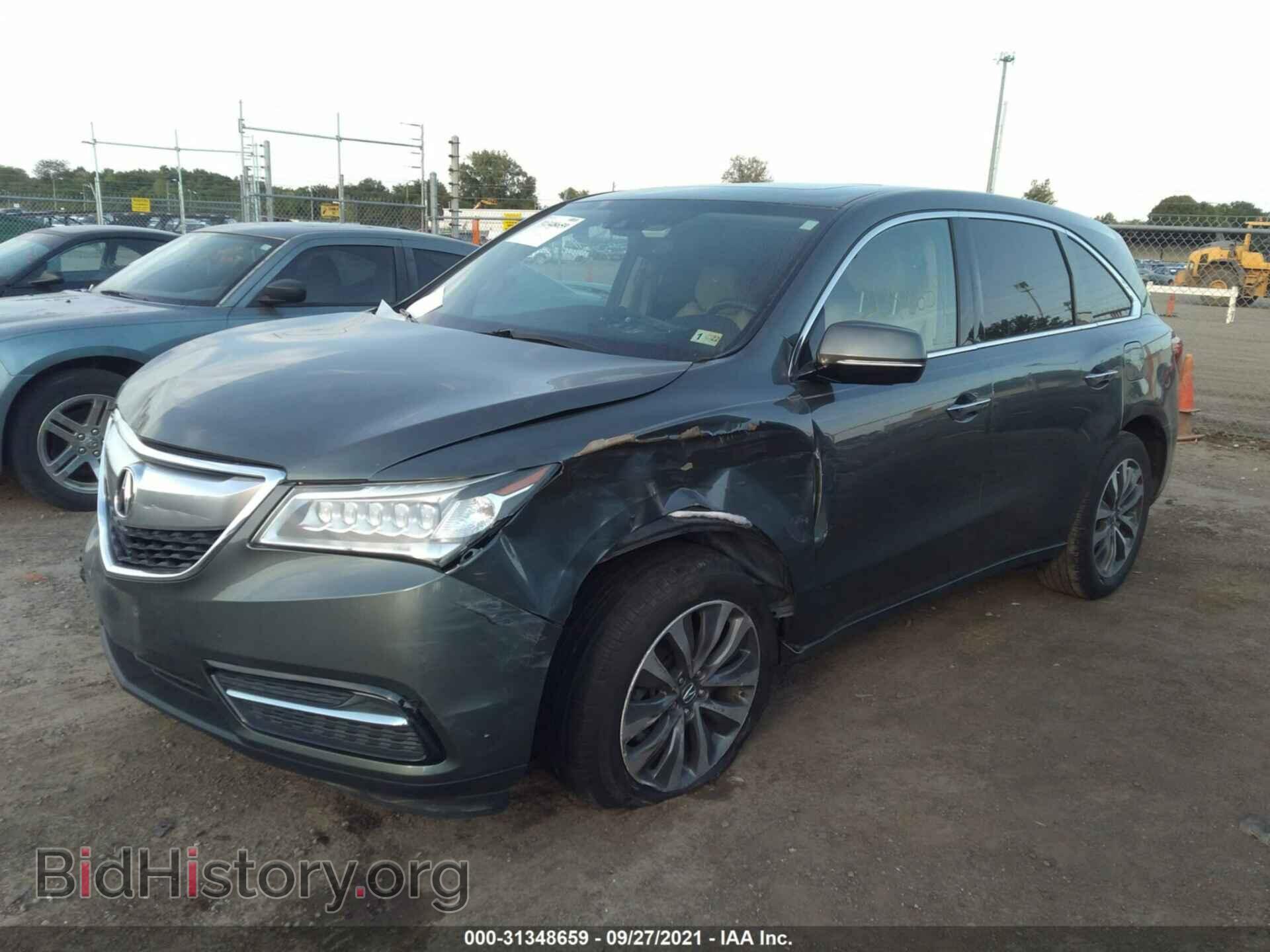 2015 ACURA MDX - VIN: 5FRYD3H60FB013969 - Фото 2