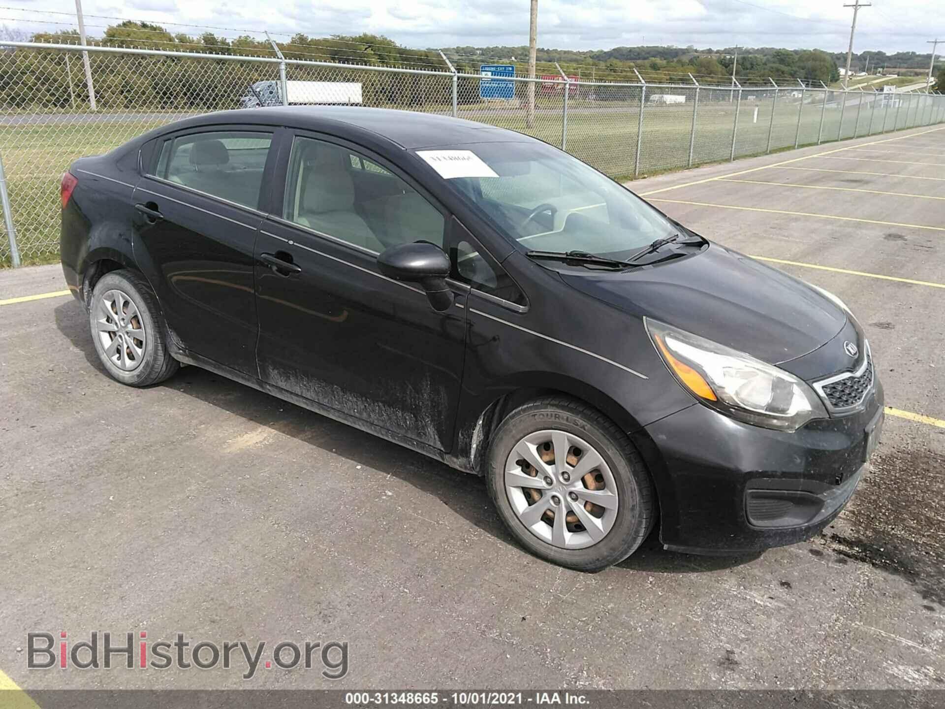 Фотография KNADN4A30D6140360 - KIA RIO 2013