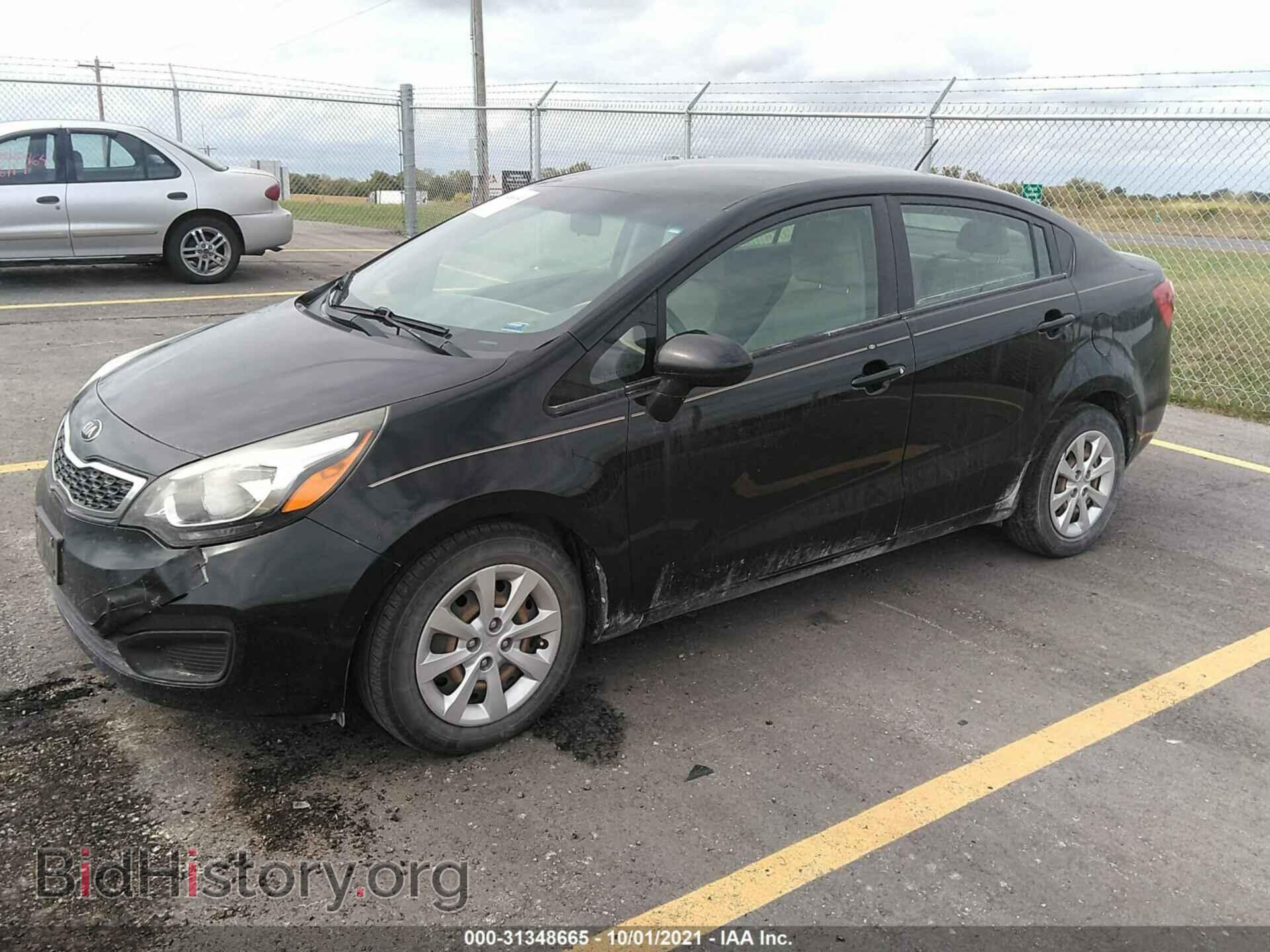 2013 KIA RIO - VIN: KNADN4A30D6140360 - Фото 2