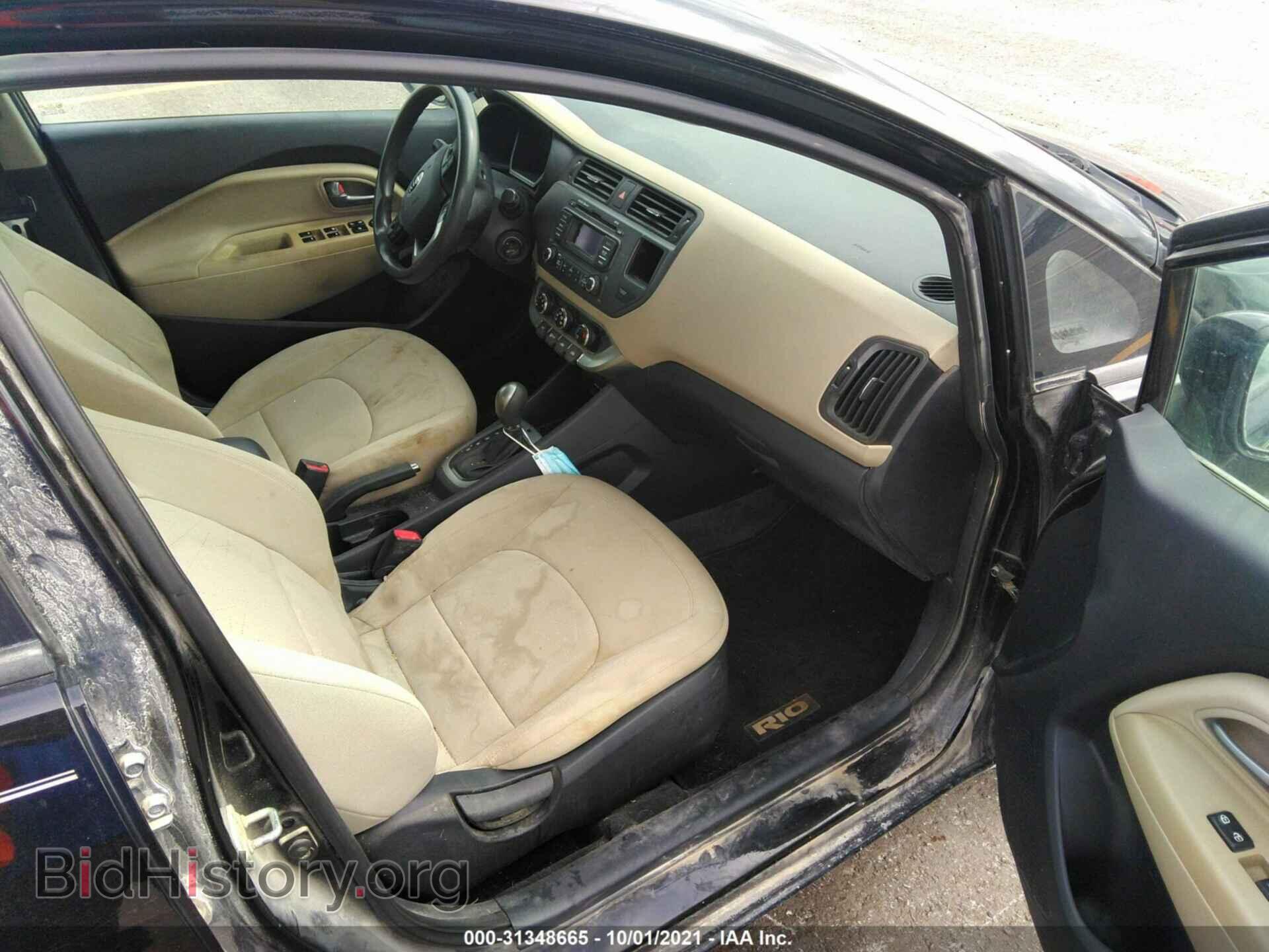 2013 KIA RIO - VIN: KNADN4A30D6140360 - Фото 5
