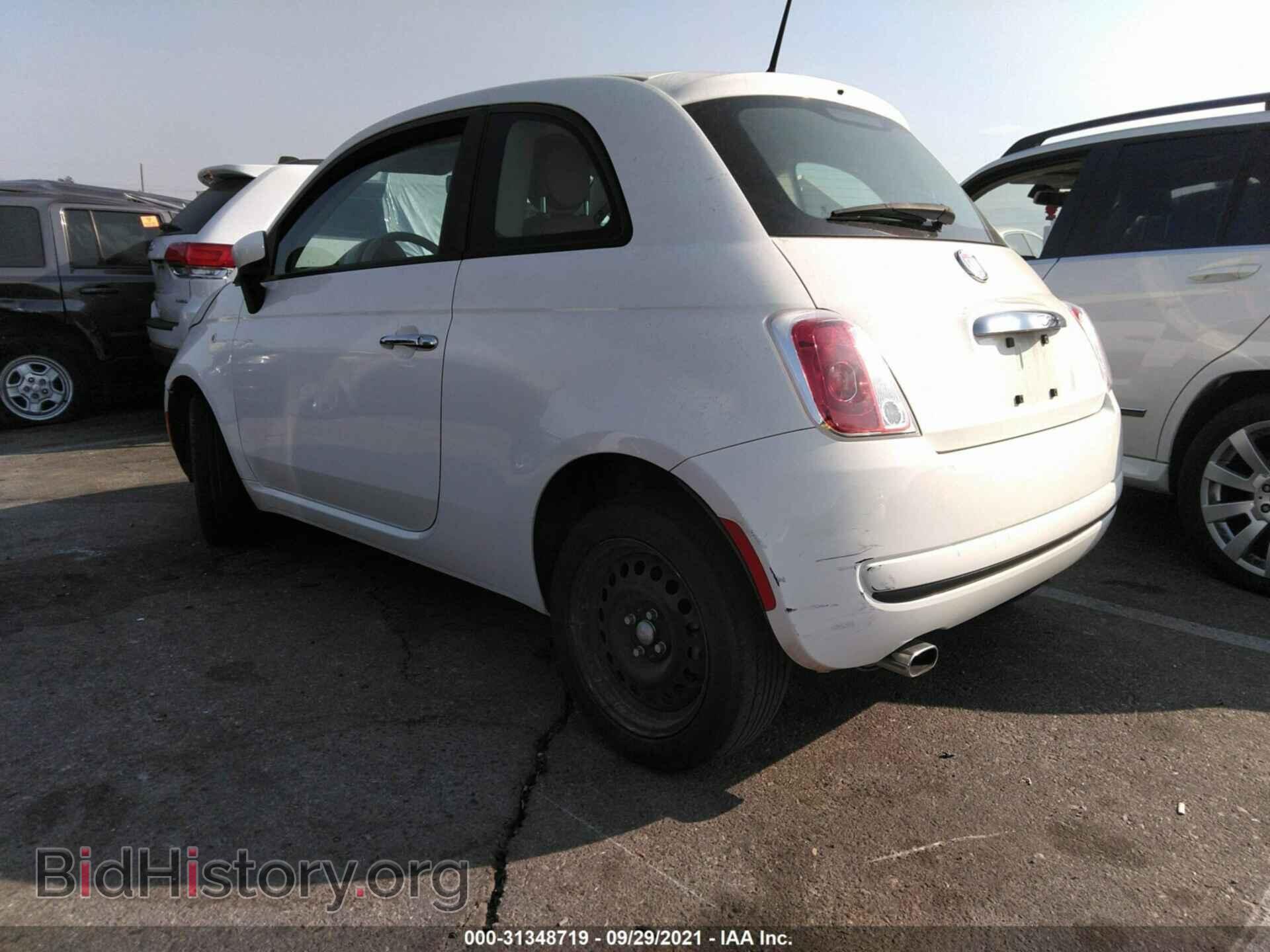 2012 FIAT 500 - VIN: 3C3CFFAR8CT302000 - Фото 3