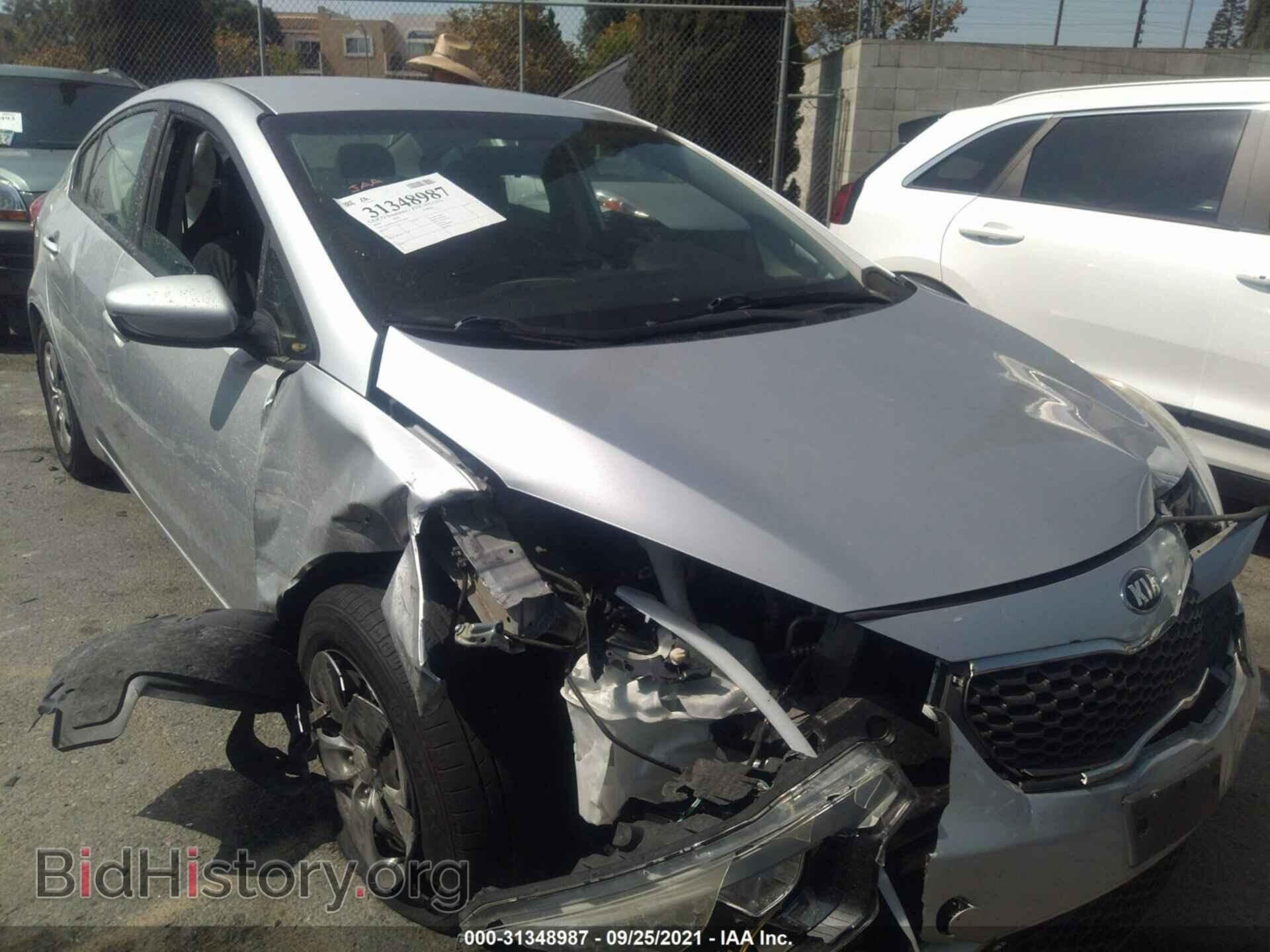 Фотография KNAFK4A67G5573812 - KIA FORTE 2016