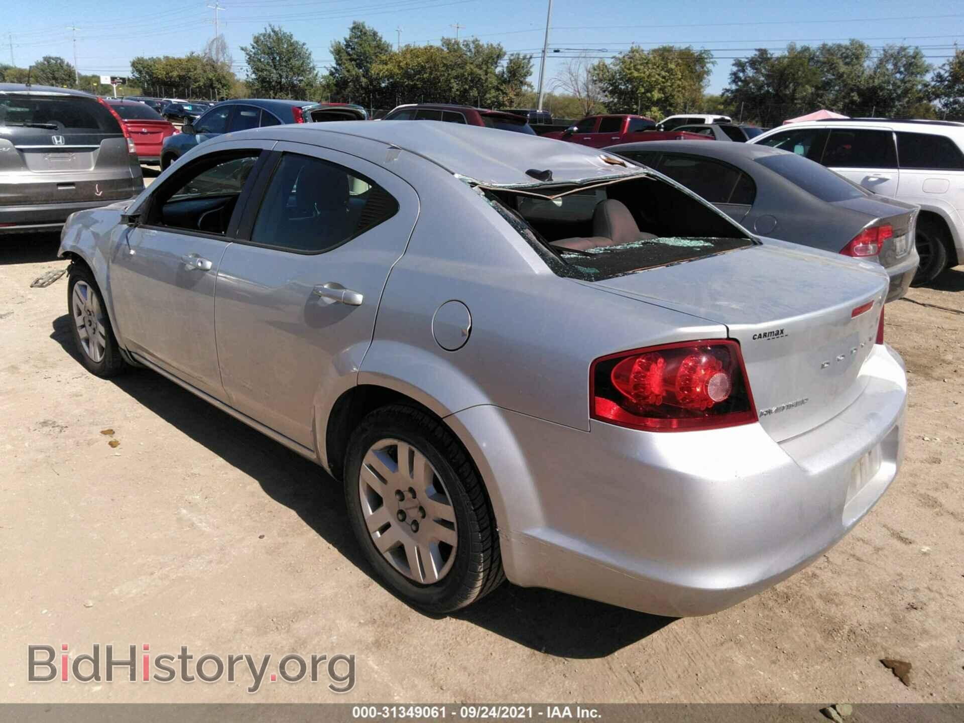 2012 DODGE AVENGER - VIN: 1C3CDZAB2CN103180 - Фото 3