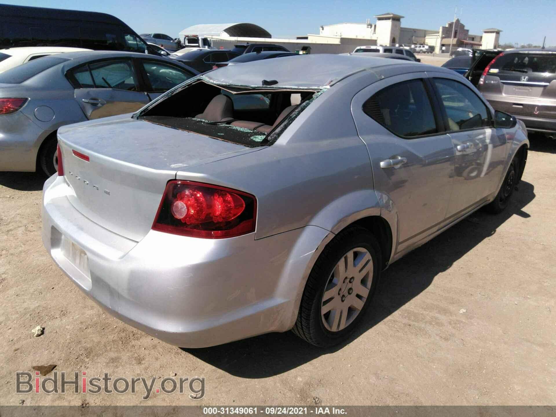 2012 DODGE AVENGER - VIN: 1C3CDZAB2CN103180 - Фото 4