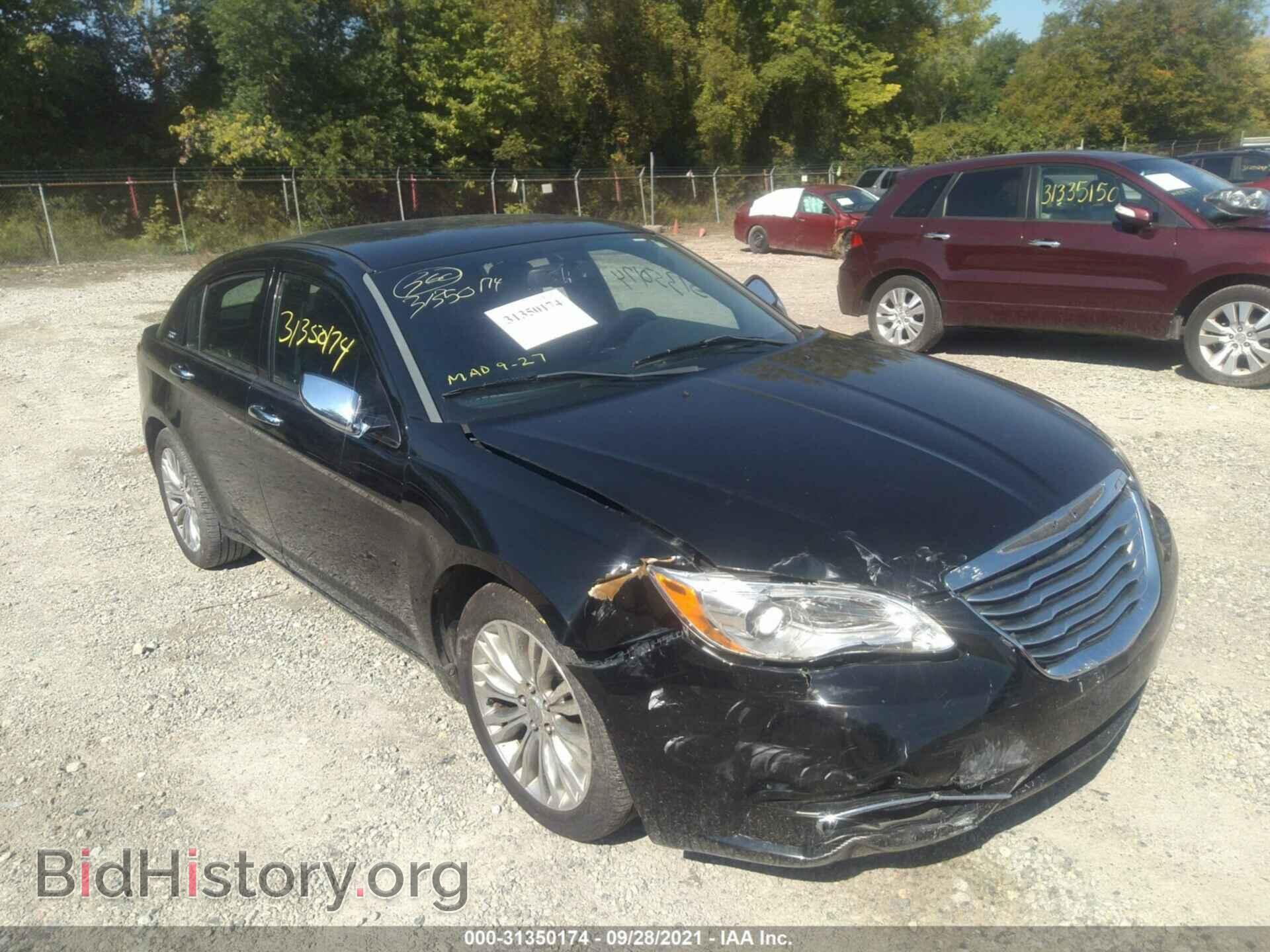 Фотография 1C3CCBCB0CN278986 - CHRYSLER 200 2012