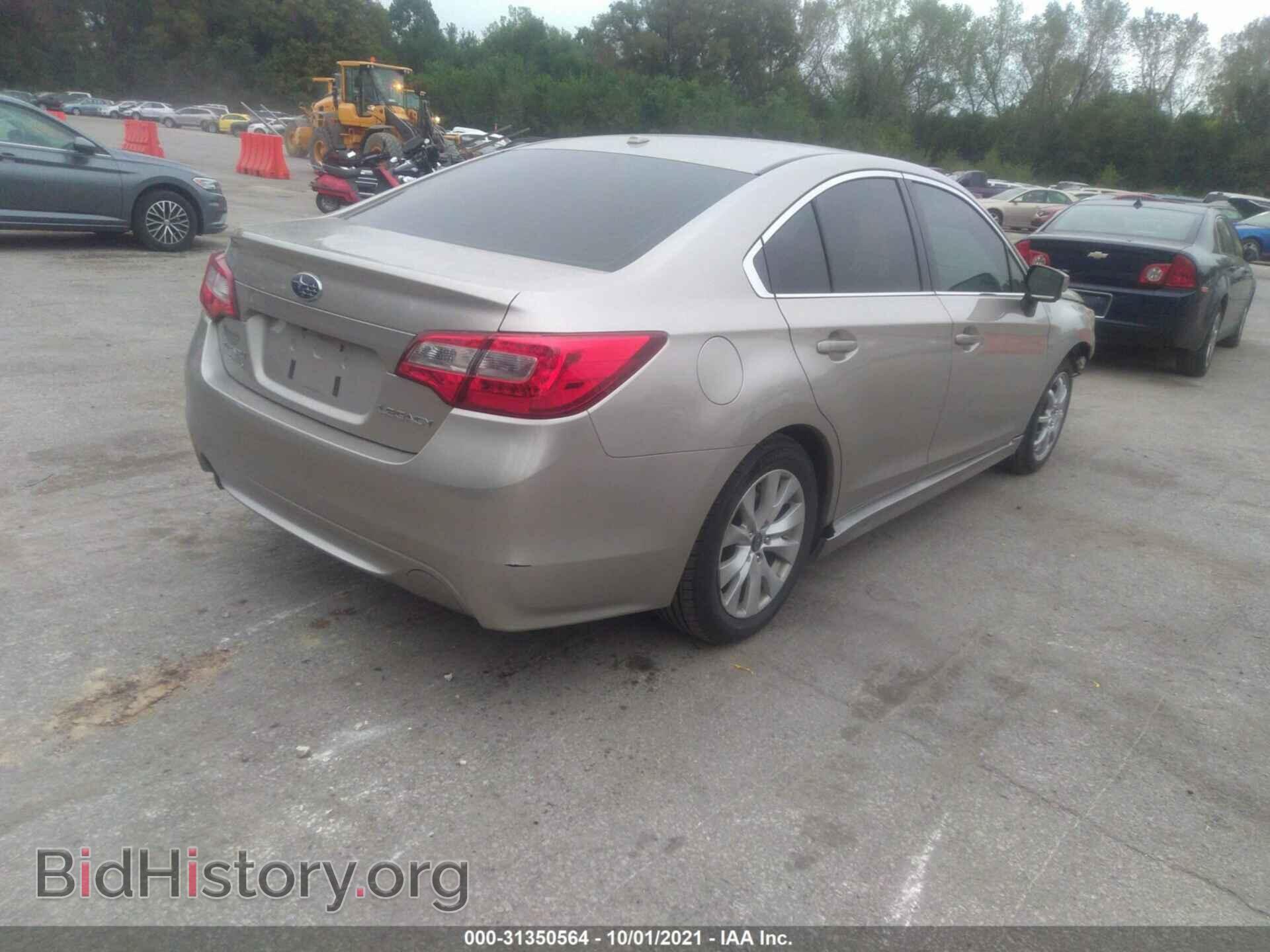 2015 SUBARU LEGACY - VIN: 4S3BNBC64F3055760 - Фото 4