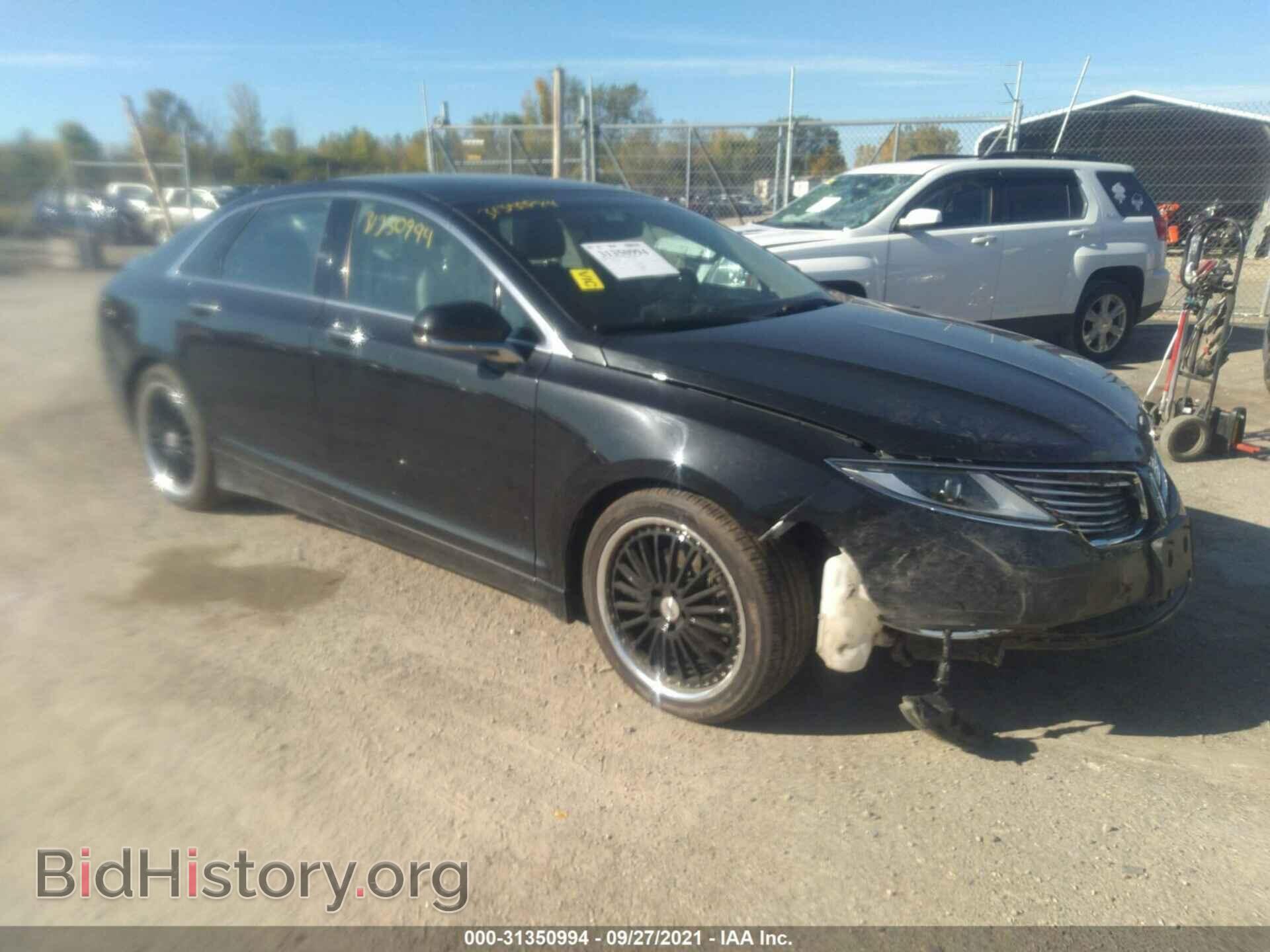 Фотография 3LN6L2J94ER802435 - LINCOLN MKZ 2014