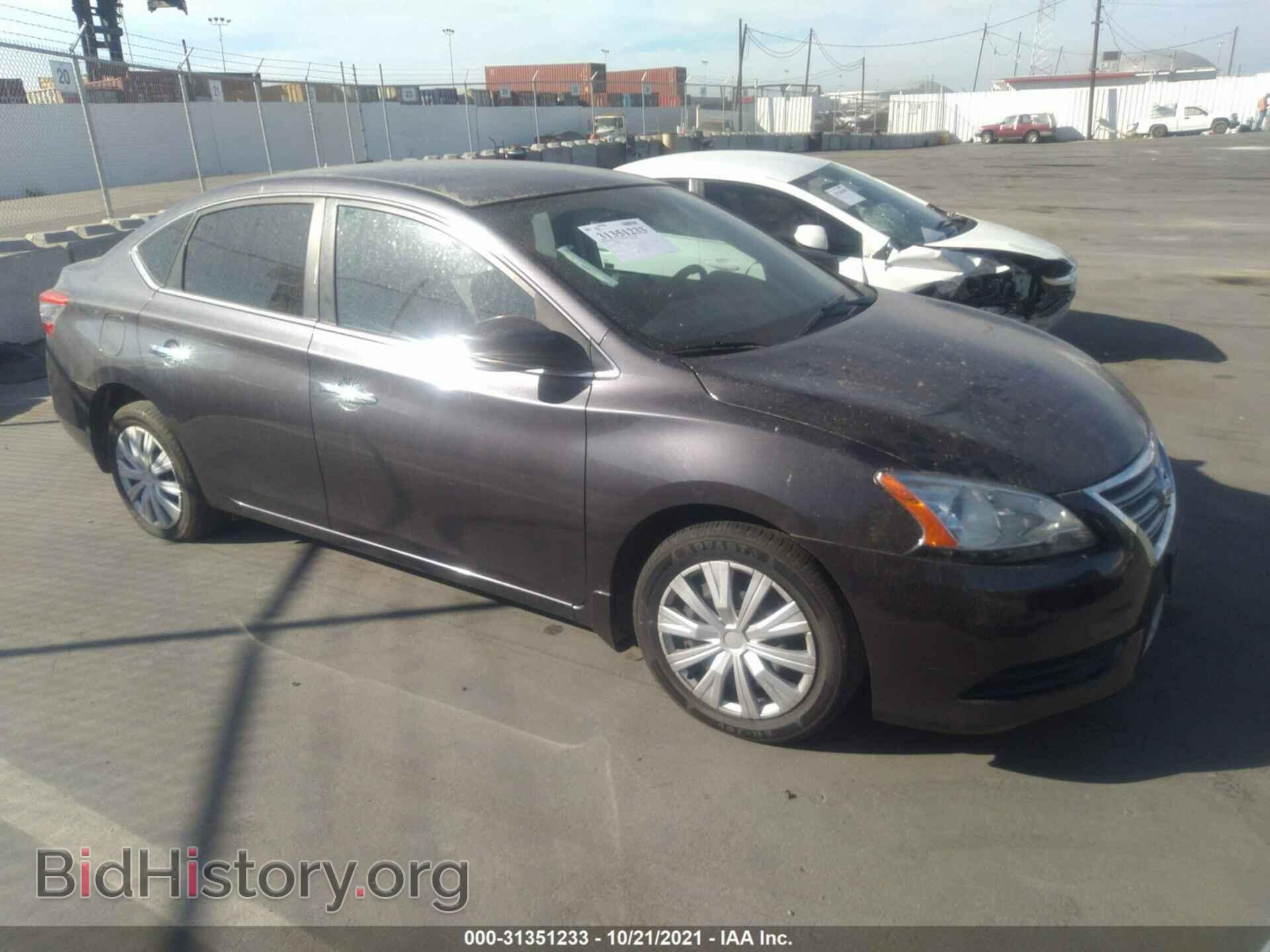 Фотография 3N1AB7AP9EL606509 - NISSAN SENTRA 2014