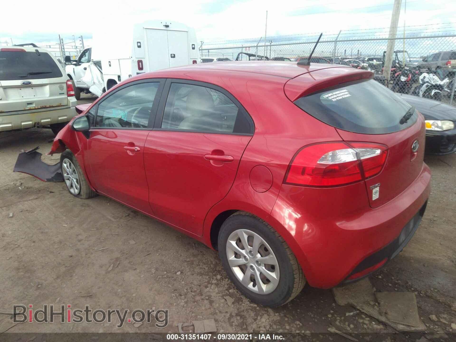 2012 KIA RIO - VIN: KNADM5A3XC6013672 - Фото 3