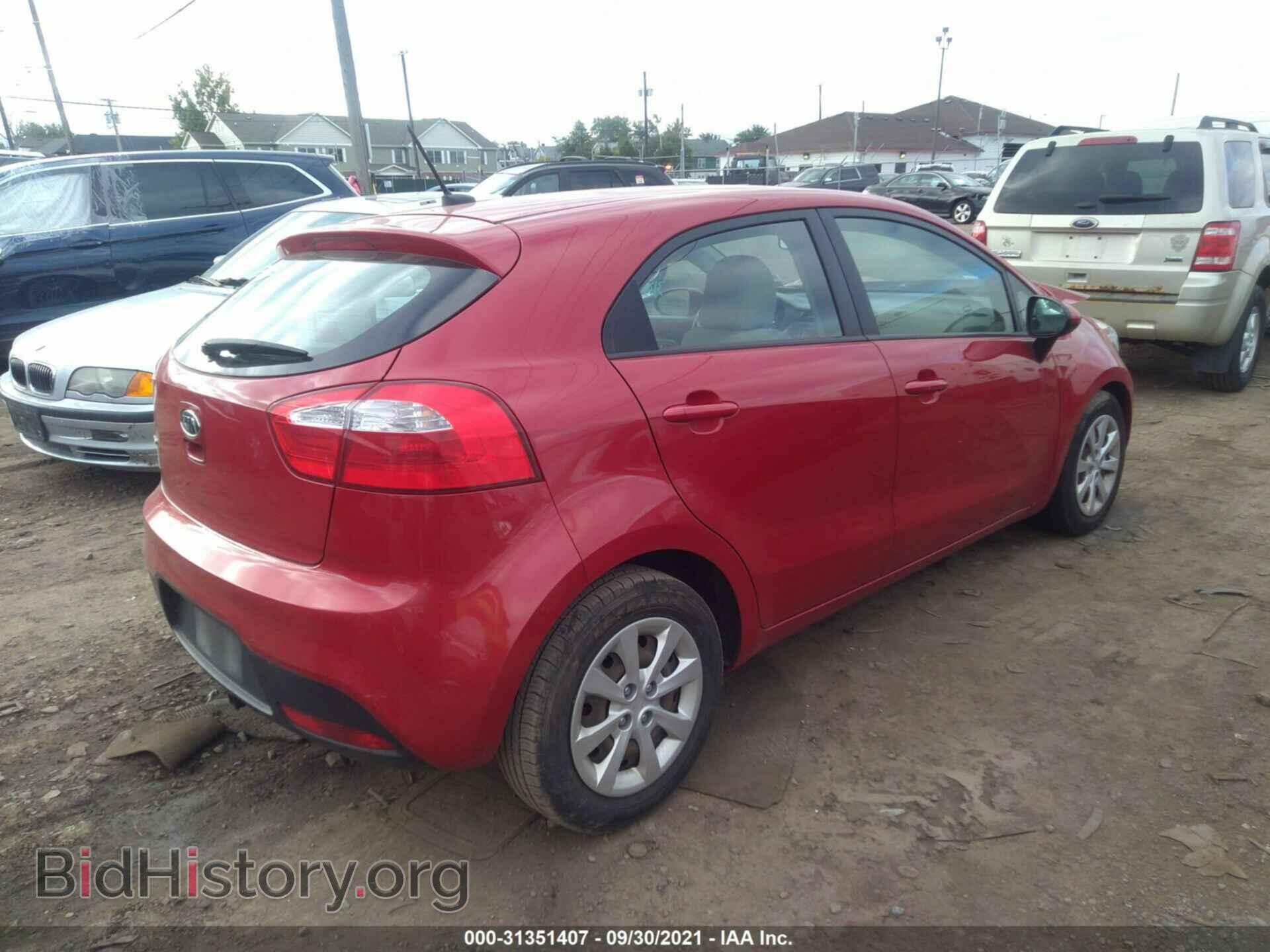 2012 KIA RIO - VIN: KNADM5A3XC6013672 - Фото 4