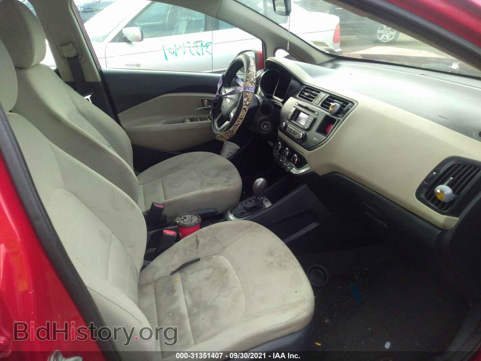 2012 KIA RIO - VIN: KNADM5A3XC6013672 - Фото 5