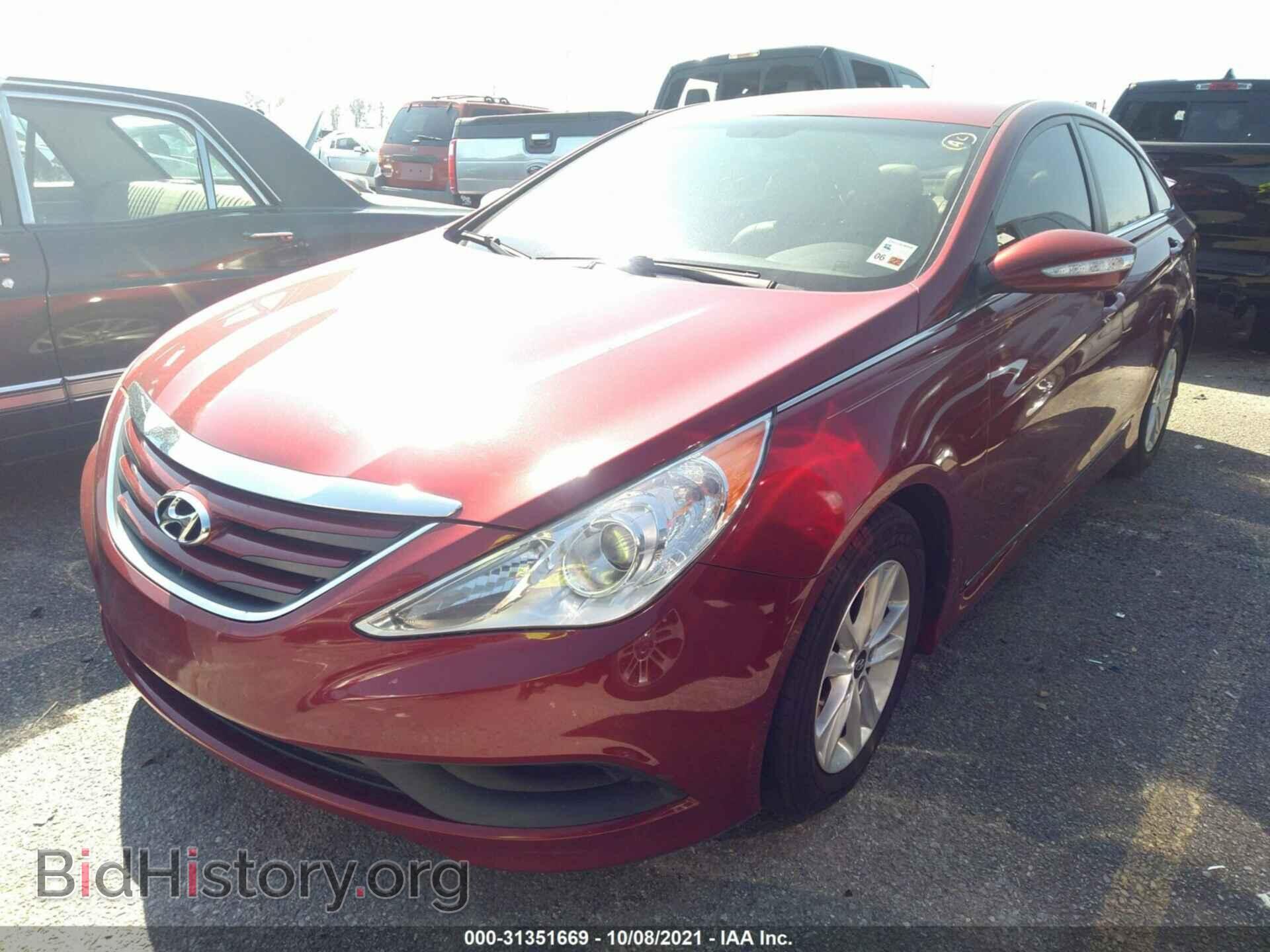 2014 HYUNDAI SONATA - VIN: 5NPEB4AC0EH828057 - Фото 2