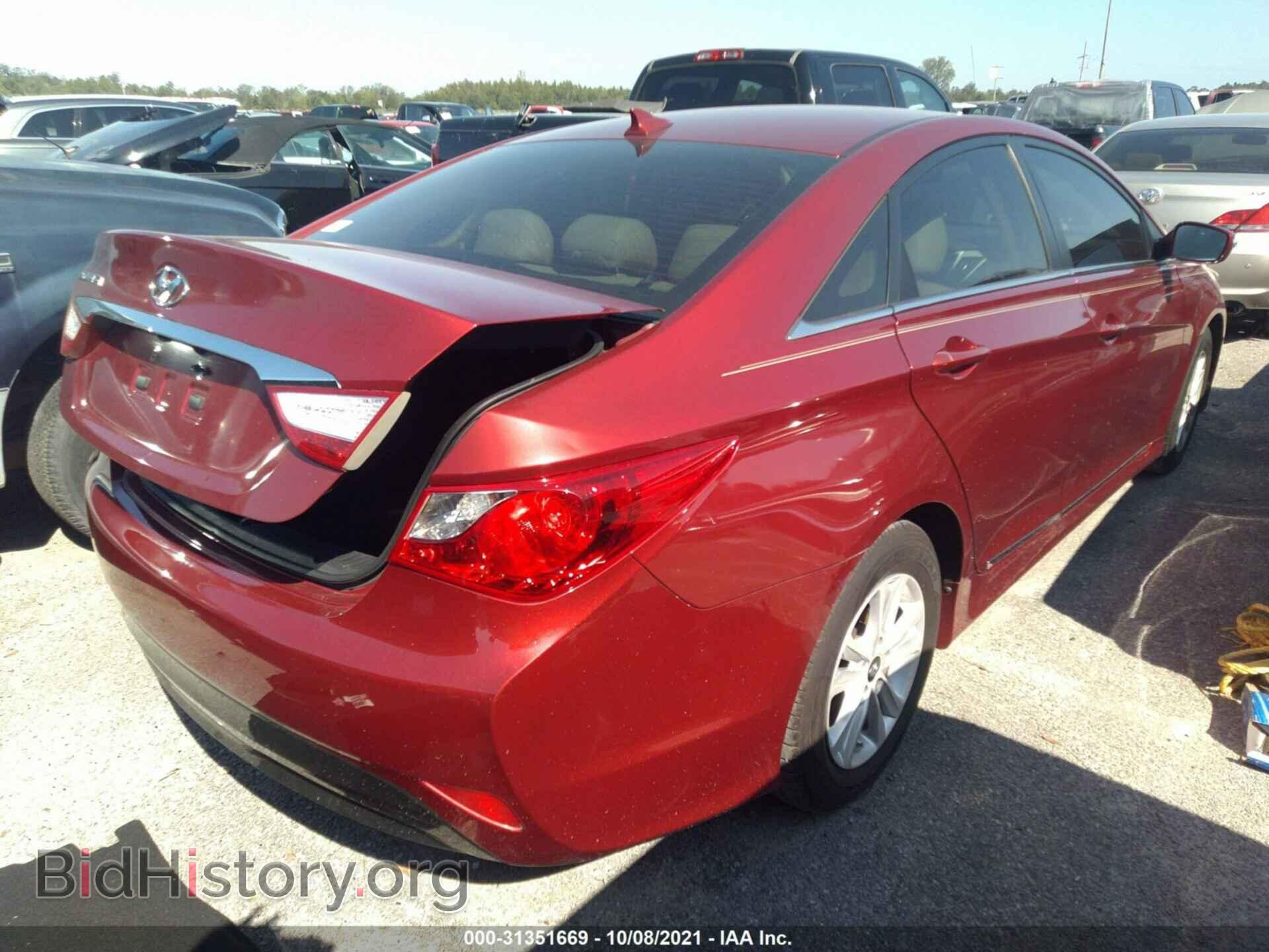 2014 HYUNDAI SONATA - VIN: 5NPEB4AC0EH828057 - Фото 4