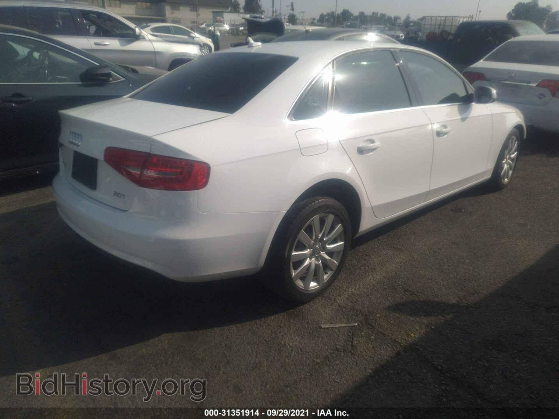 2013 AUDI A4 - VIN: WAUAFAFL1DA150416 - Фото 4