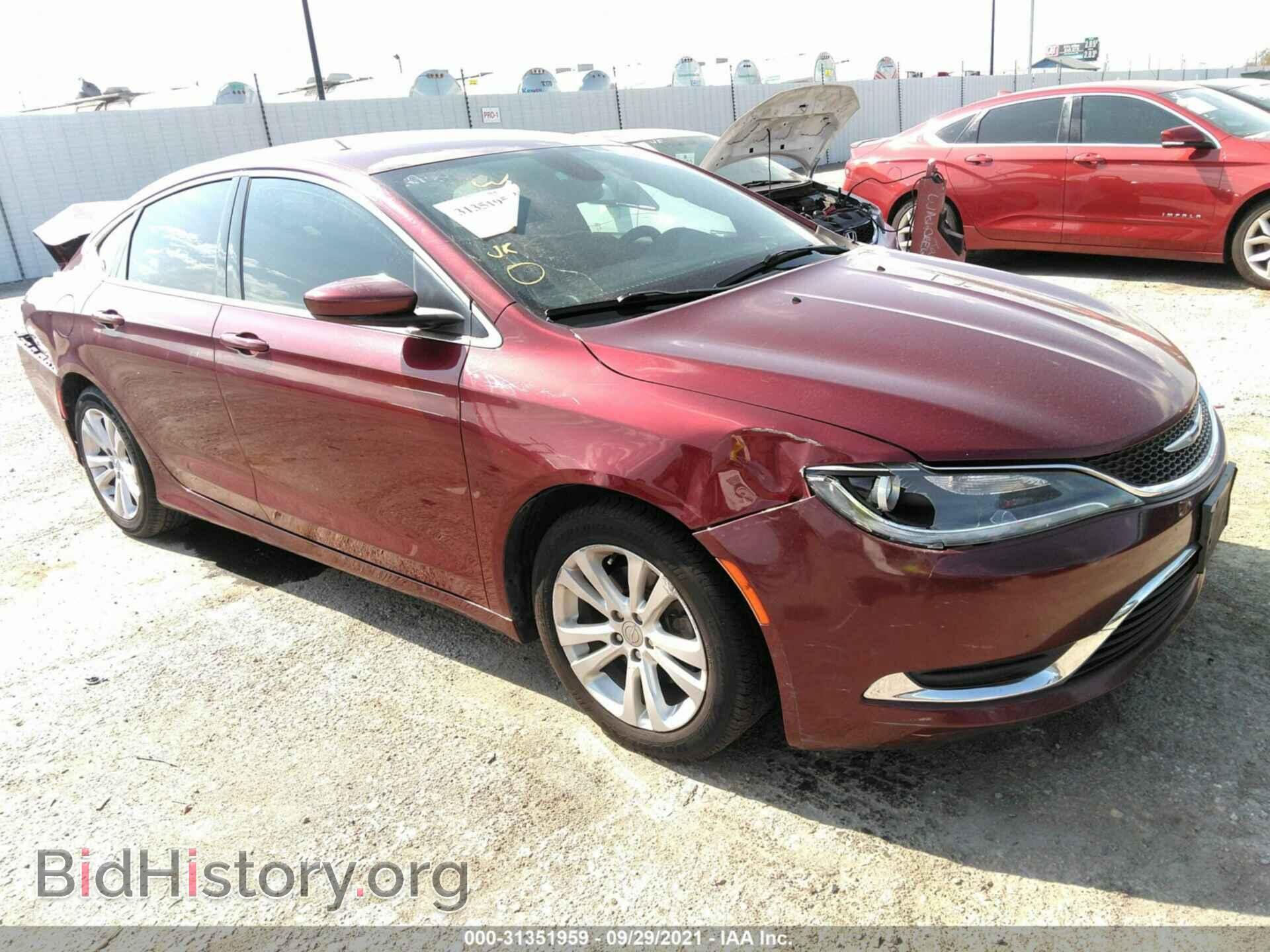 Photo 1C3CCCAB0FN733767 - CHRYSLER 200 2015