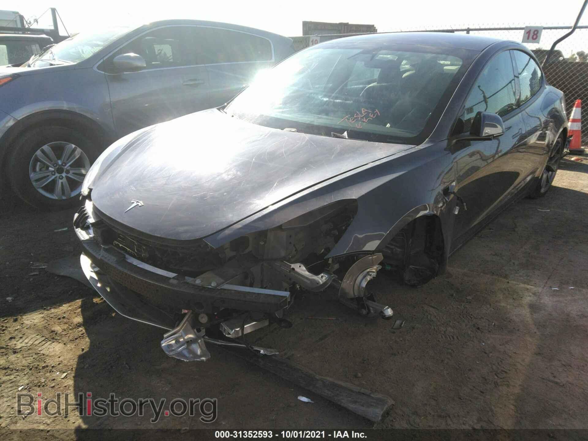 2021 TESLA MODEL 3 - VIN: 5YJ3E1EA7MF876013 - Photo 2