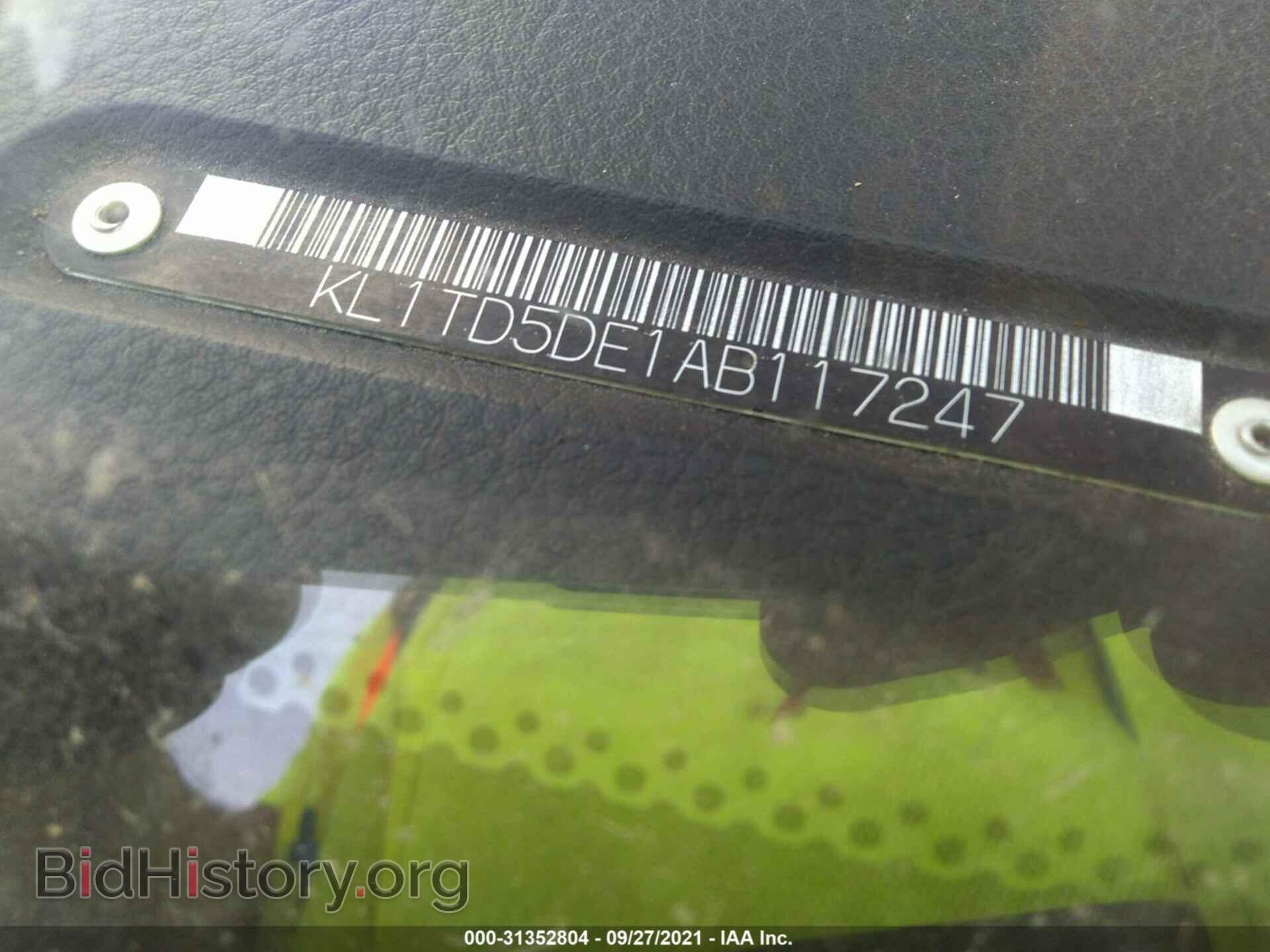 2010 CHEVROLET AVEO - VIN: KL1TD5DE1AB117247 - Фото 9