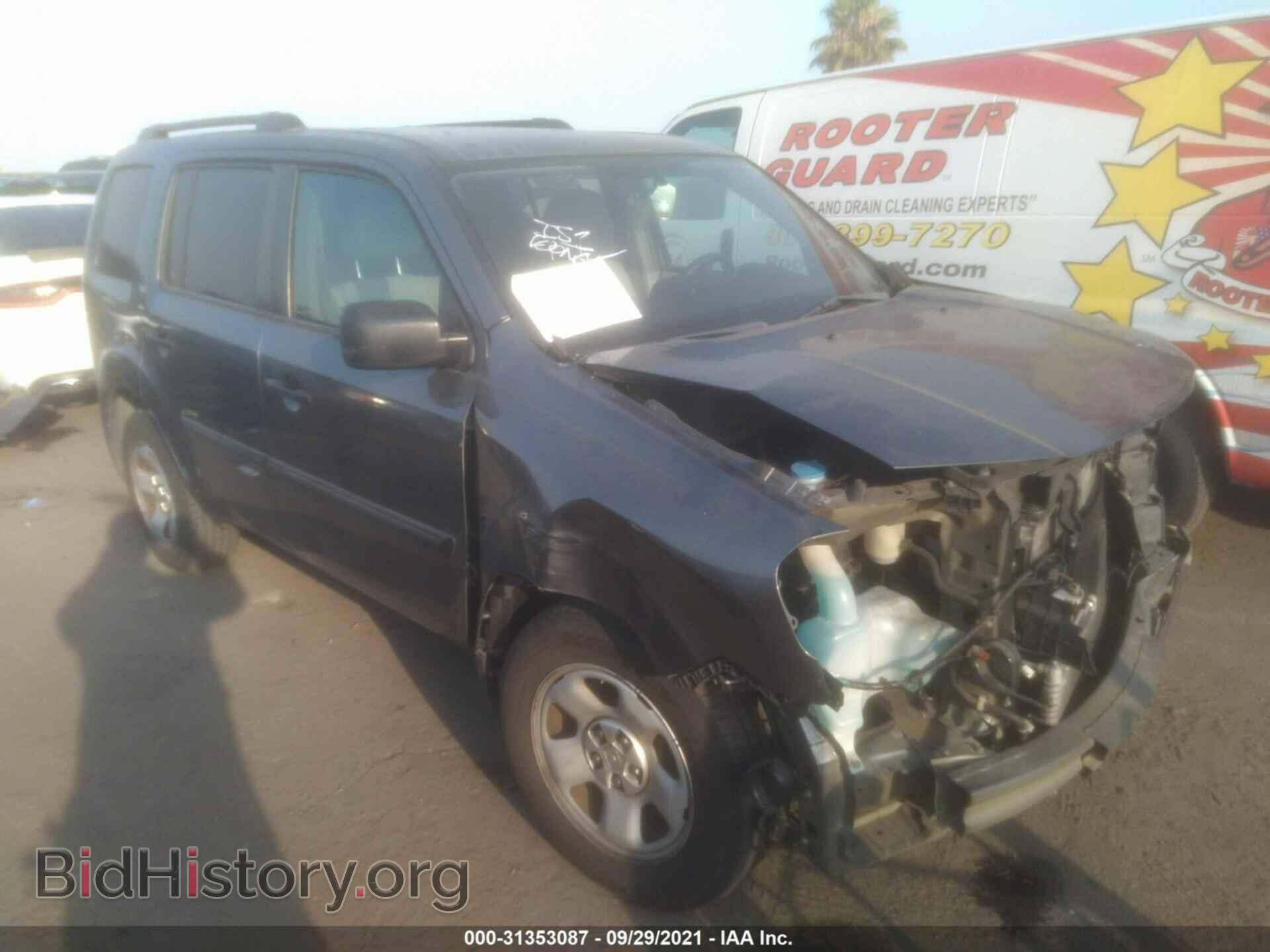Photo 5FNYF4H28DB015416 - HONDA PILOT 2013