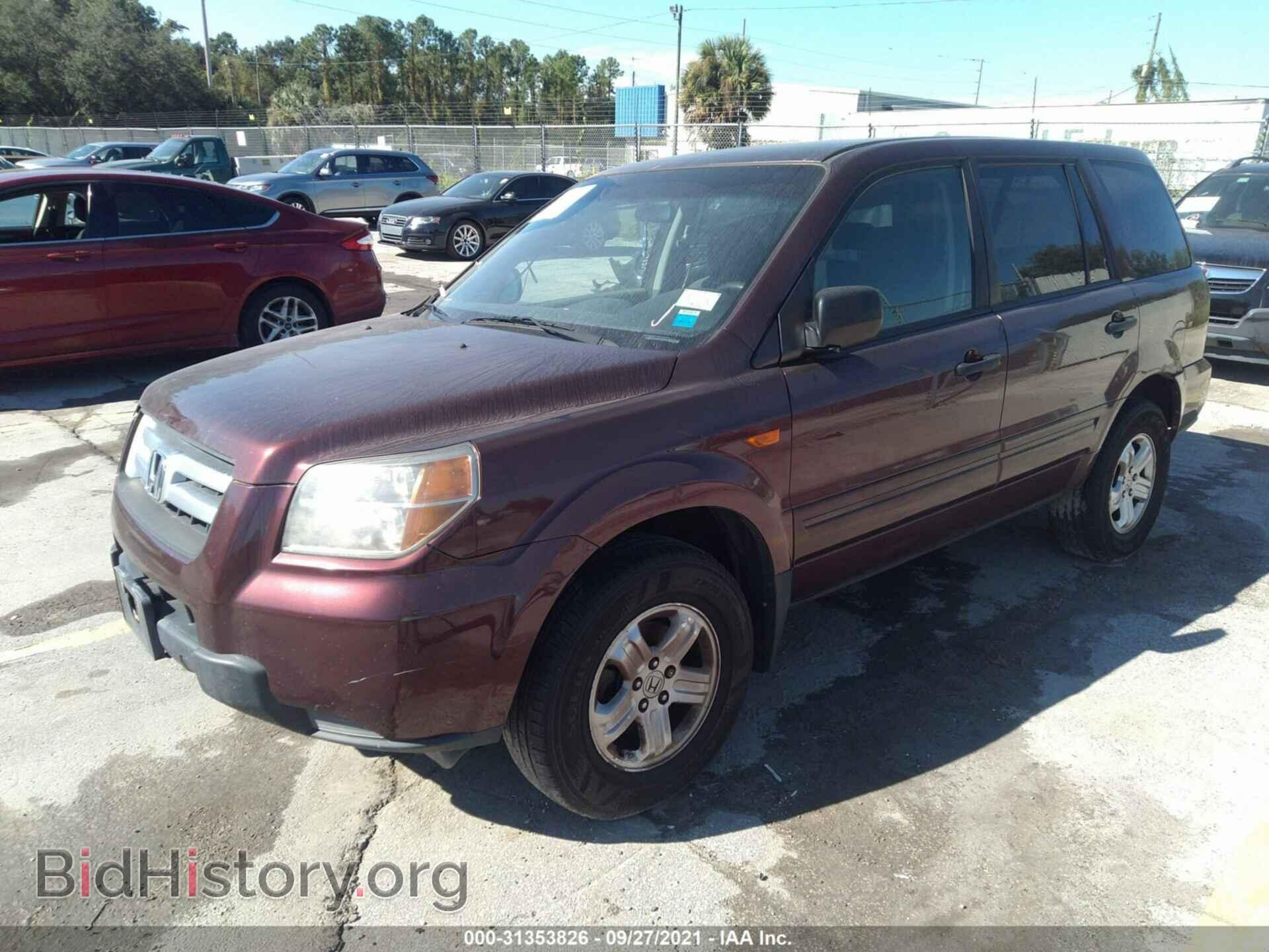 2007 HONDA PILOT - VIN: 2HKYF18127H520122 - Фото 2