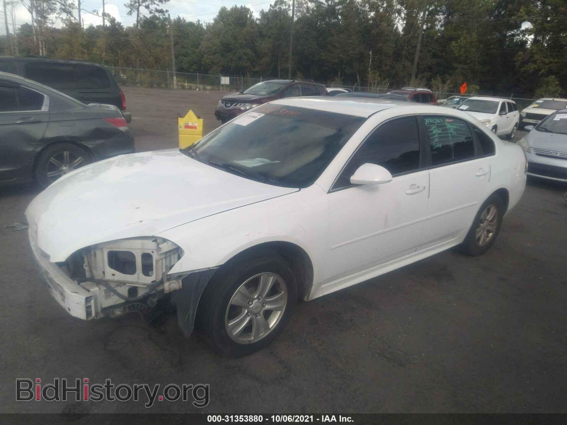 2012 CHEVROLET IMPALA - VIN: 2G1WF5E33C1318687 - Фото 2