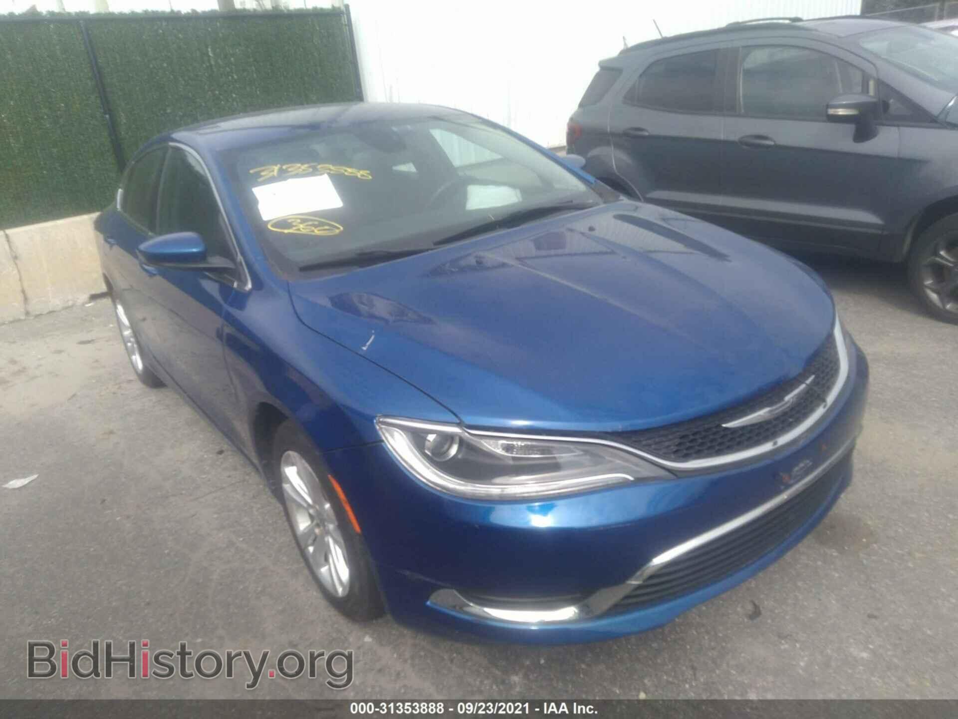 Фотография 1C3CCCAB5FN692178 - CHRYSLER 200 2015