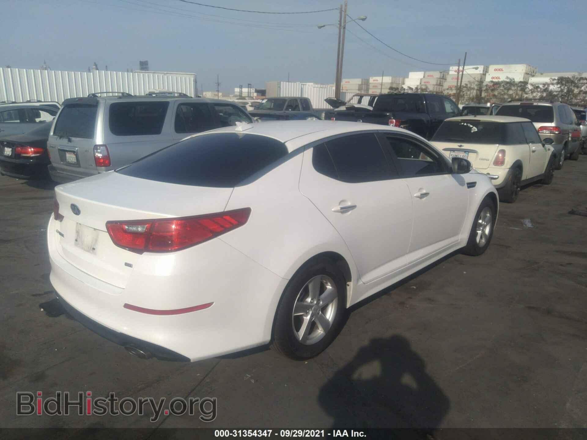 2015 KIA OPTIMA - VIN: KNAGM4A79F5634177 - Фото 4