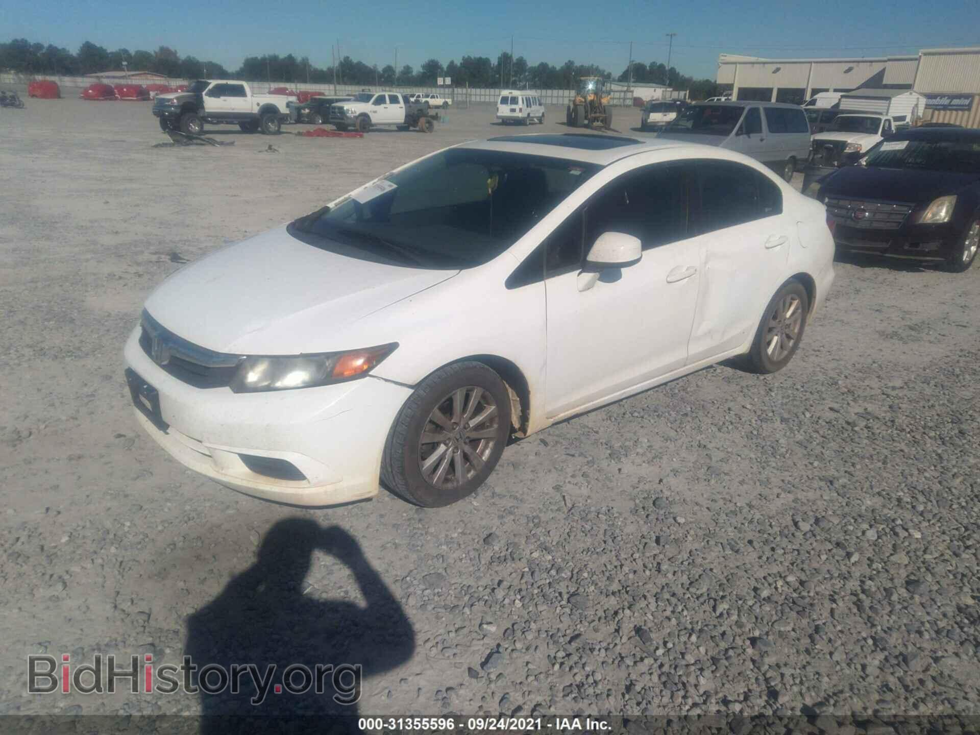 2012 HONDA CIVIC SDN - VIN: 19XFB2F85CE061238 - Фото 2