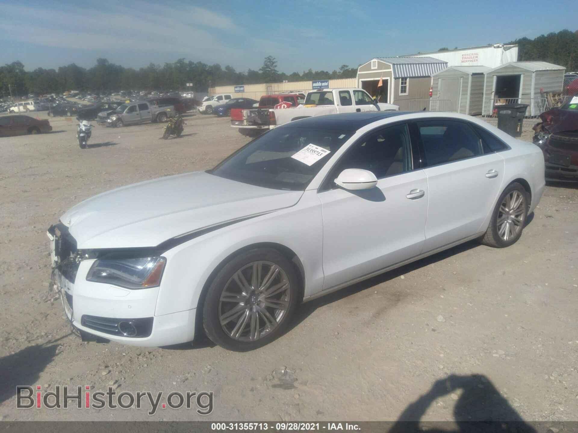 2013 AUDI A8 L - VIN: WAUR2AFD0DN019977 - Фото 2