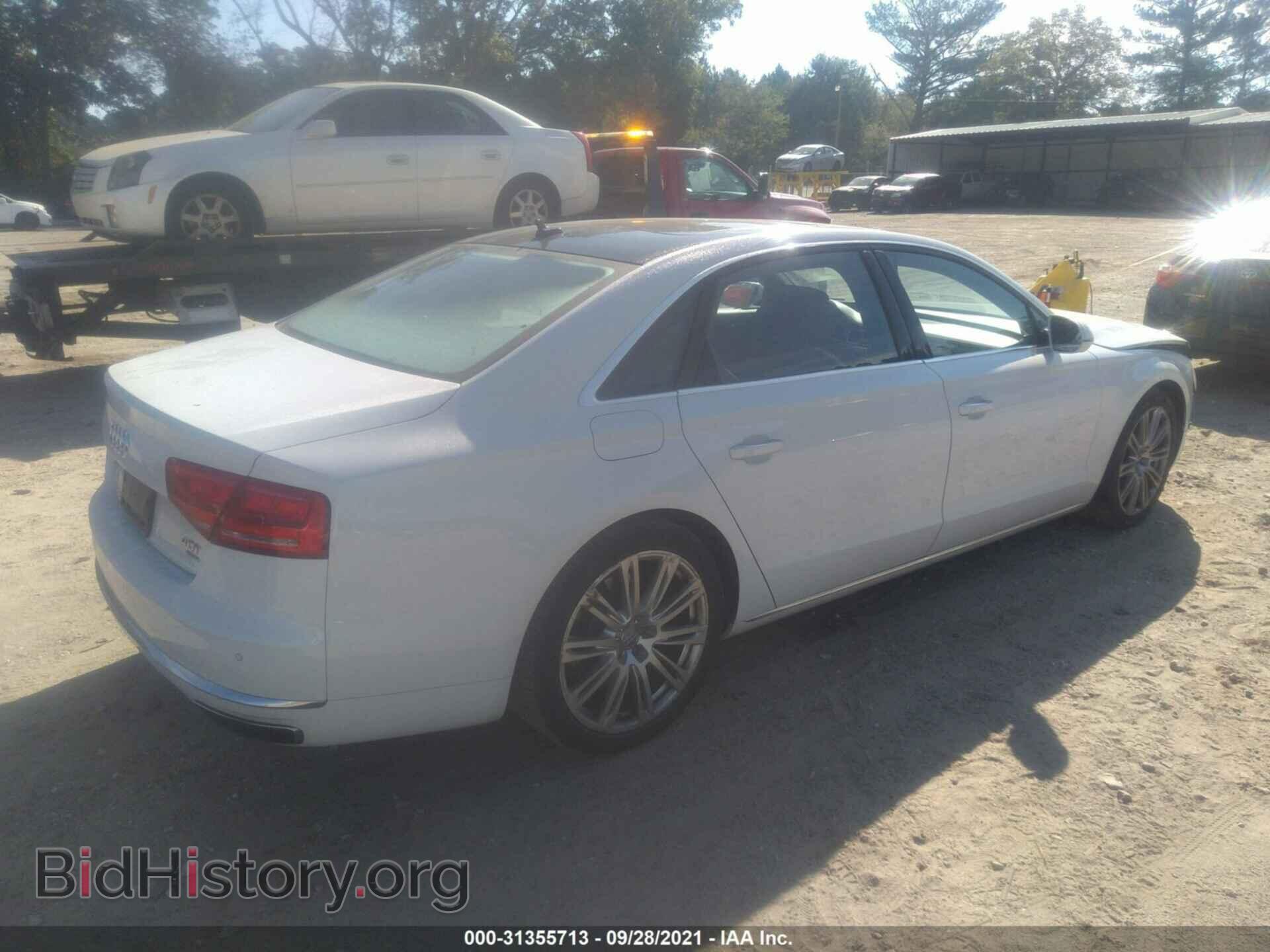 2013 AUDI A8 L - VIN: WAUR2AFD0DN019977 - Фото 4