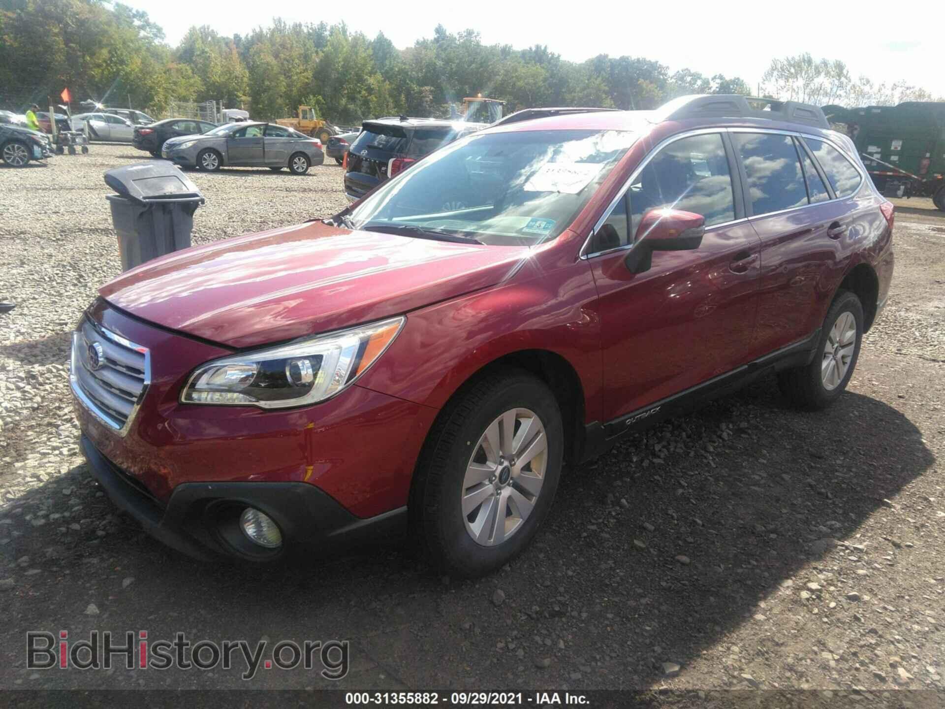 2015 SUBARU OUTBACK - VIN: 4S4BSAFC5F3325319 - Фото 2