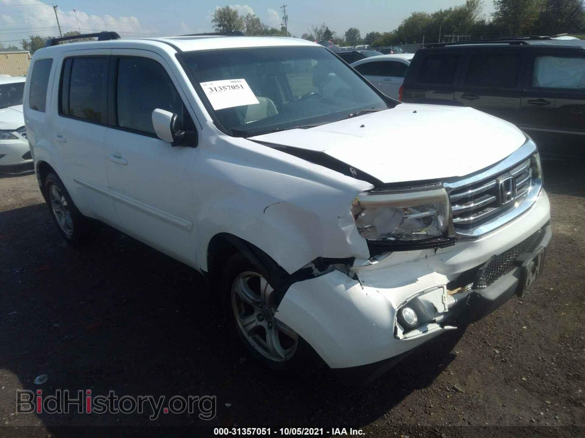 Фотография 5FNYF4H58CB082302 - HONDA PILOT 2012