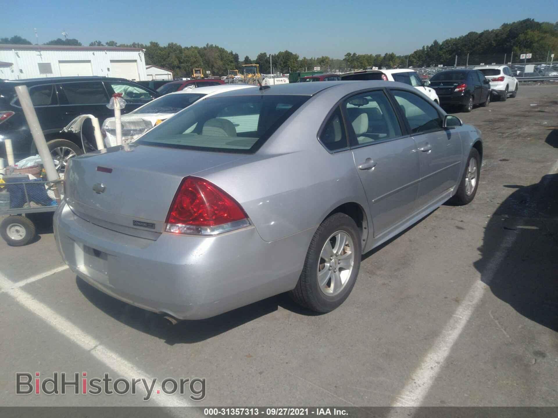 2013 CHEVROLET IMPALA - VIN: 2G1WF5E37D1115349 - Фото 4