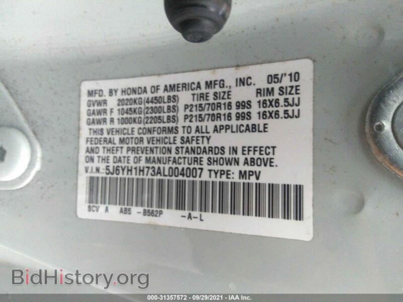 2010 Honda ELEMENT (VIN 5J6YH1H73AL004007) — фото 9 из 11