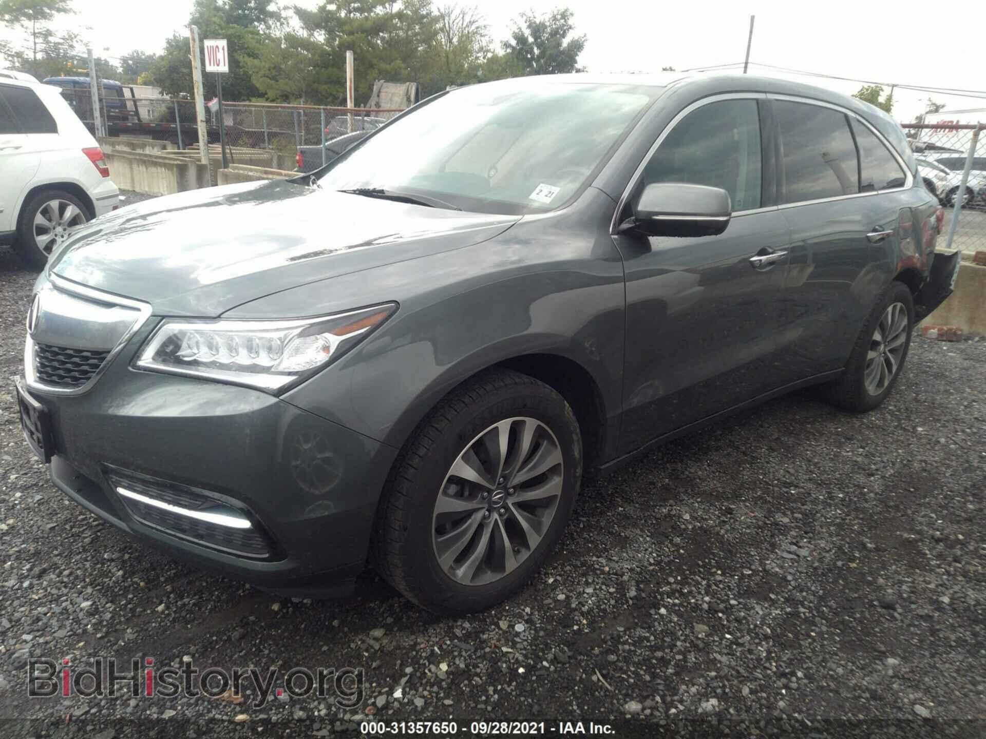 2016 ACURA MDX - VIN: 5FRYD4H48GB041301 - Photo 2