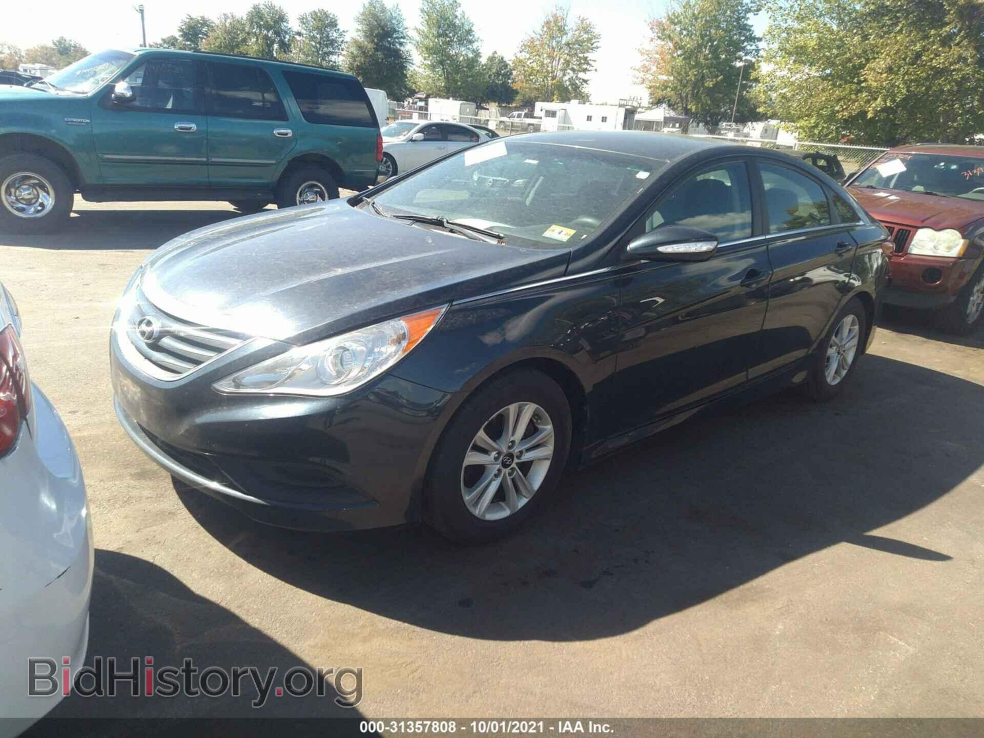 2014 HYUNDAI SONATA - VIN: 5NPEB4AC4EH869632 - Фото 2