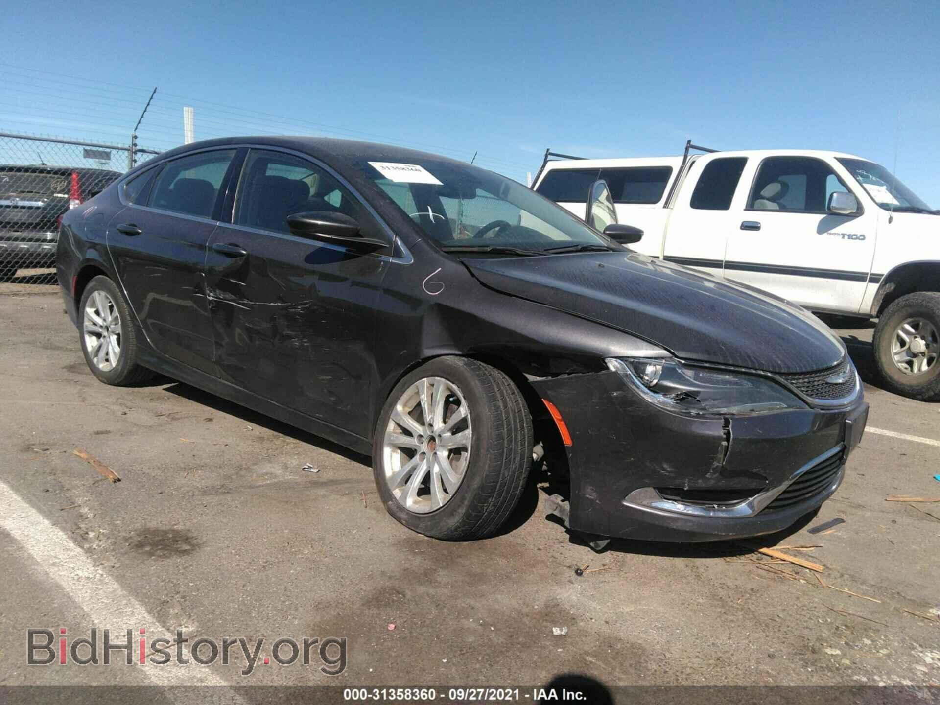 Фотография 1C3CCCAB6FN607784 - CHRYSLER 200 2015