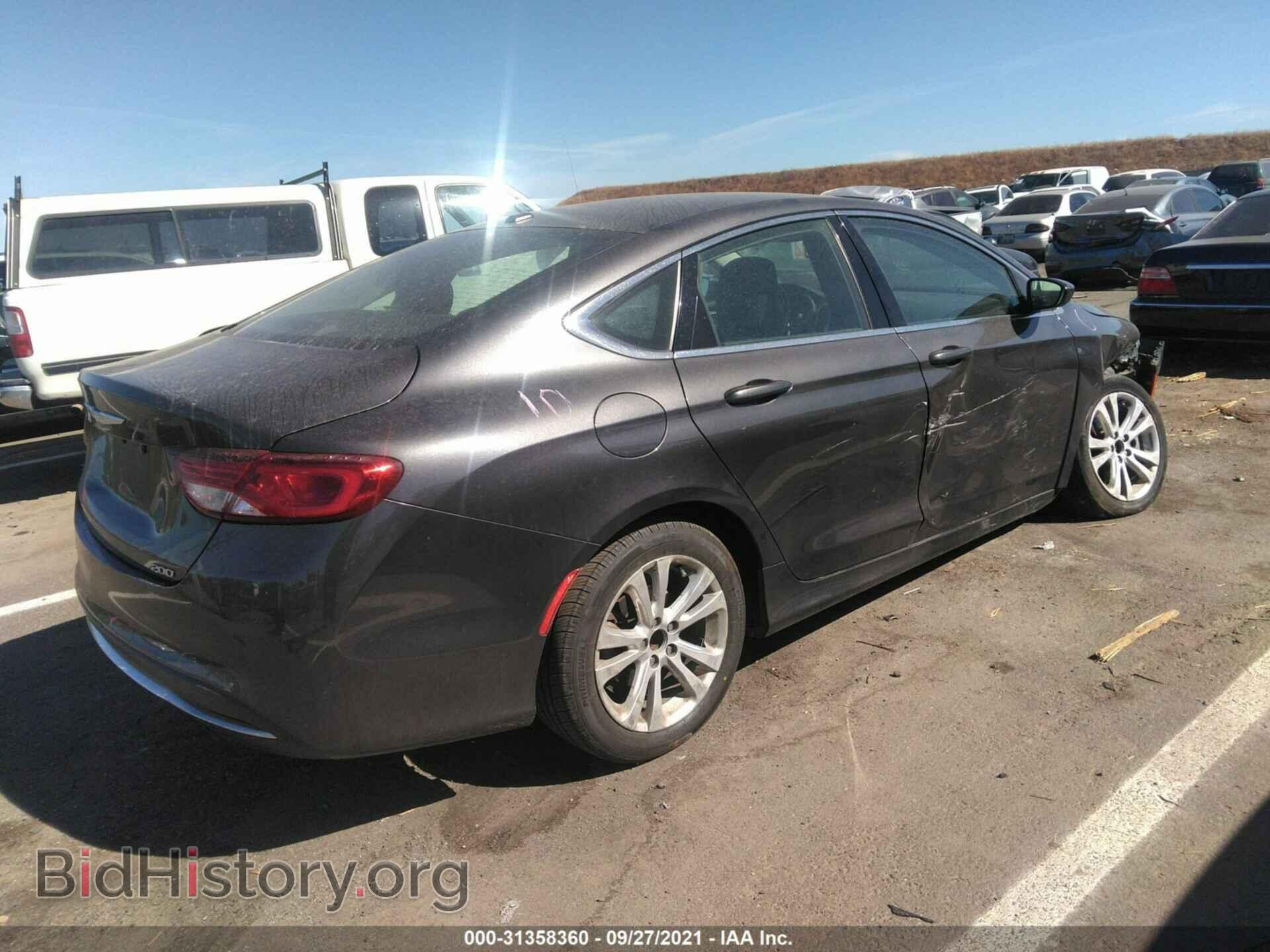 2015 CHRYSLER 200 - VIN: 1C3CCCAB6FN607784 - Фото 4