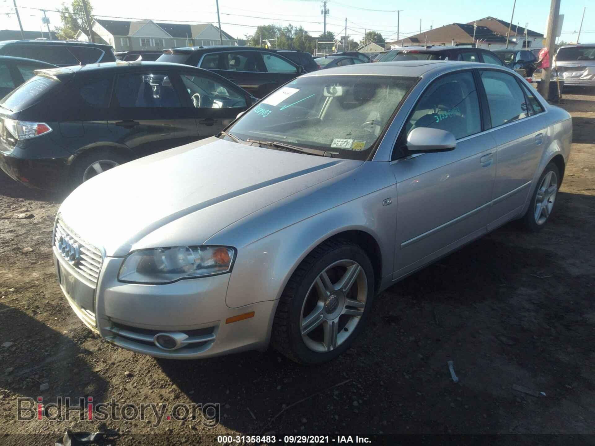 2007 AUDI A4 - VIN: WAUDF78E67A175475 - Фото 2