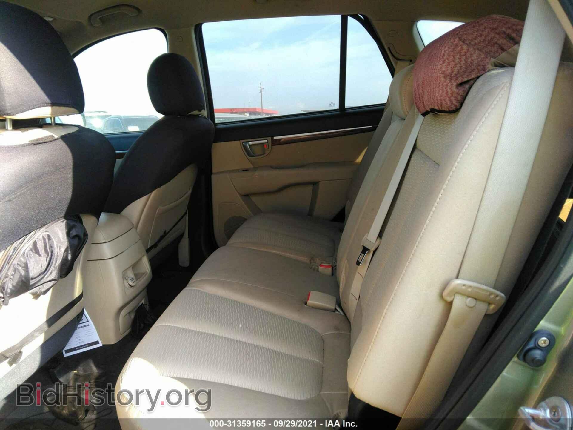 2008 HYUNDAI SANTA FE - VIN: 5NMSG13D88H166982 - Фото 8