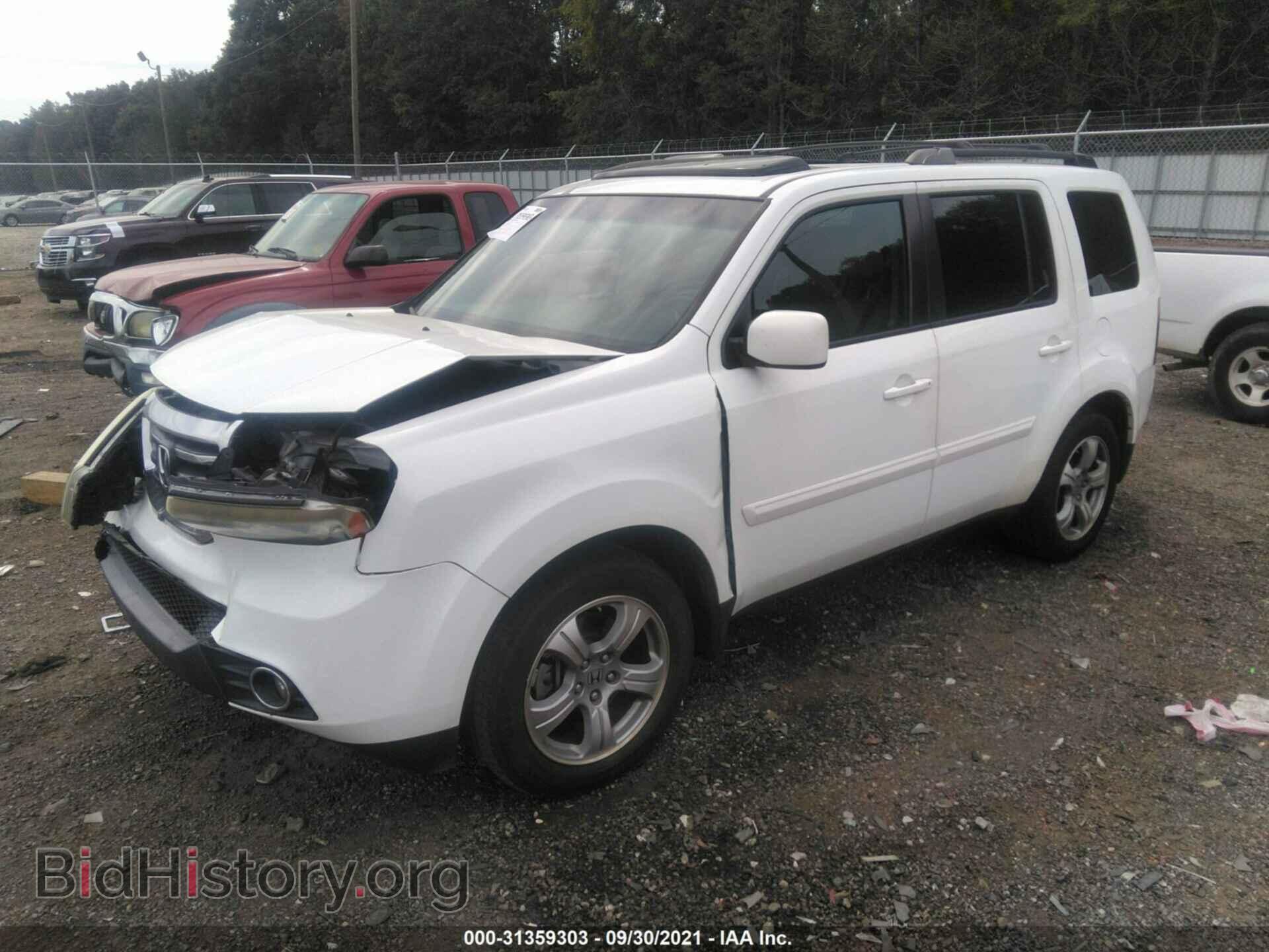 2013 HONDA PILOT - VIN: 5FNYF3H61DB039392 - Фото 2