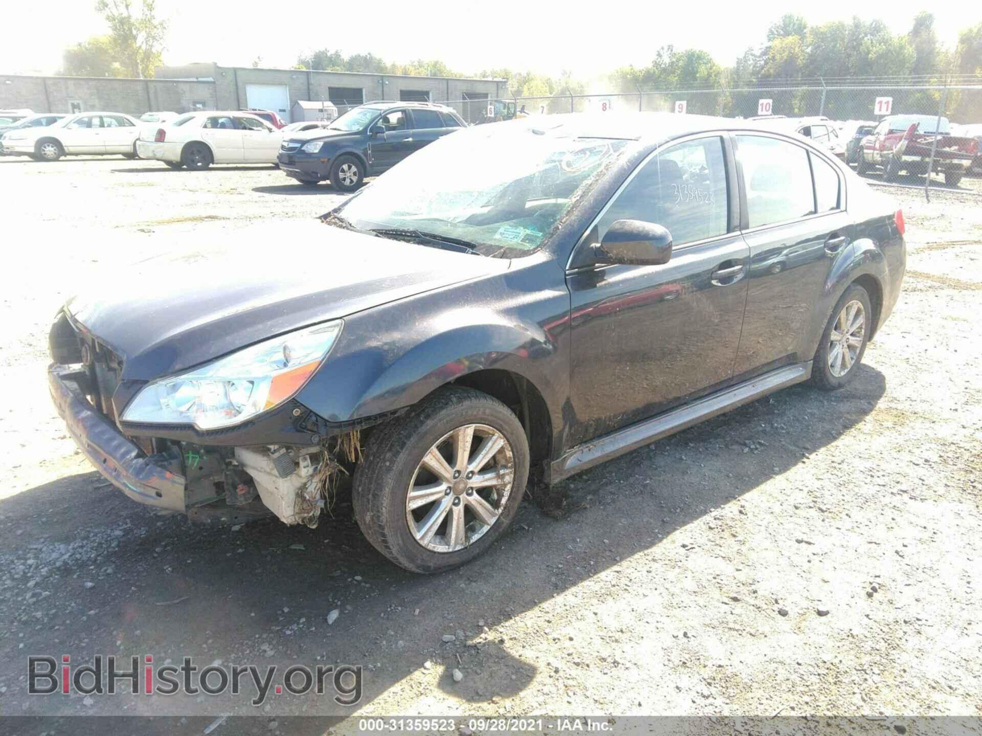 2012 SUBARU LEGACY - VIN: 4S3BMBC65C3013192 - Фото 2