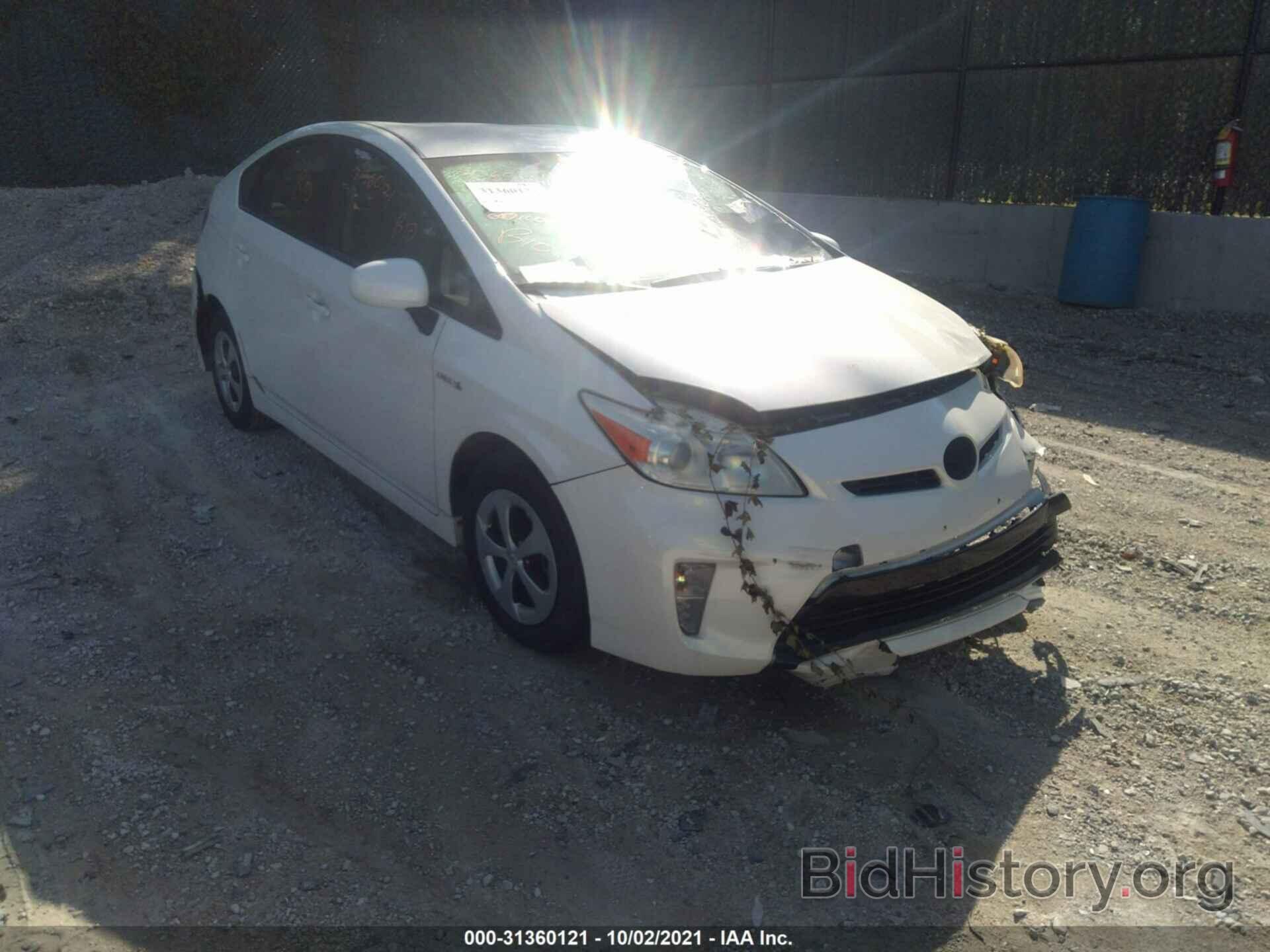 Photo JTDKN3DU1C5456637 - TOYOTA PRIUS 2012