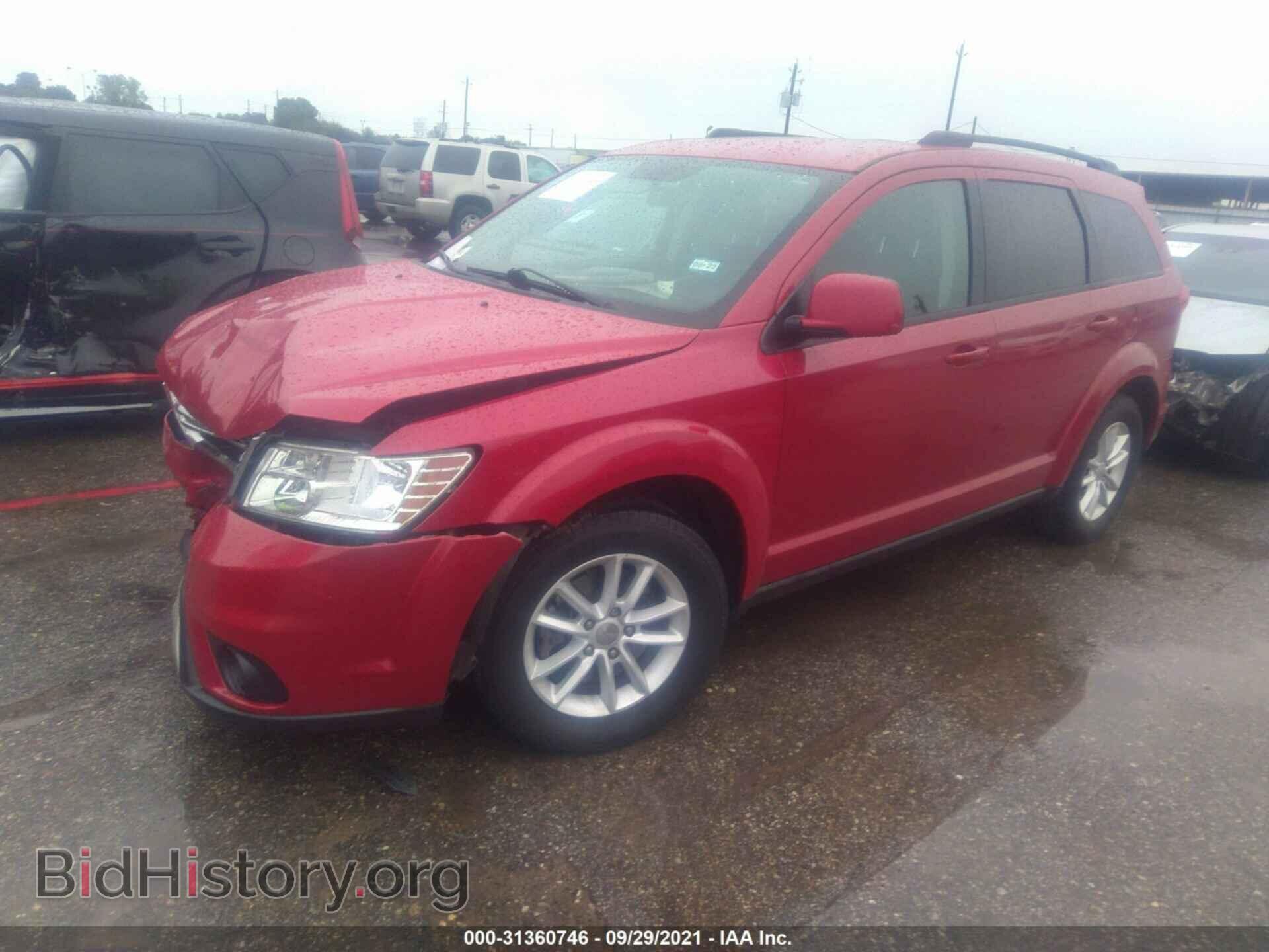 2016 DODGE JOURNEY - VIN: 3C4PDCBB2GT181182 - Фото 2