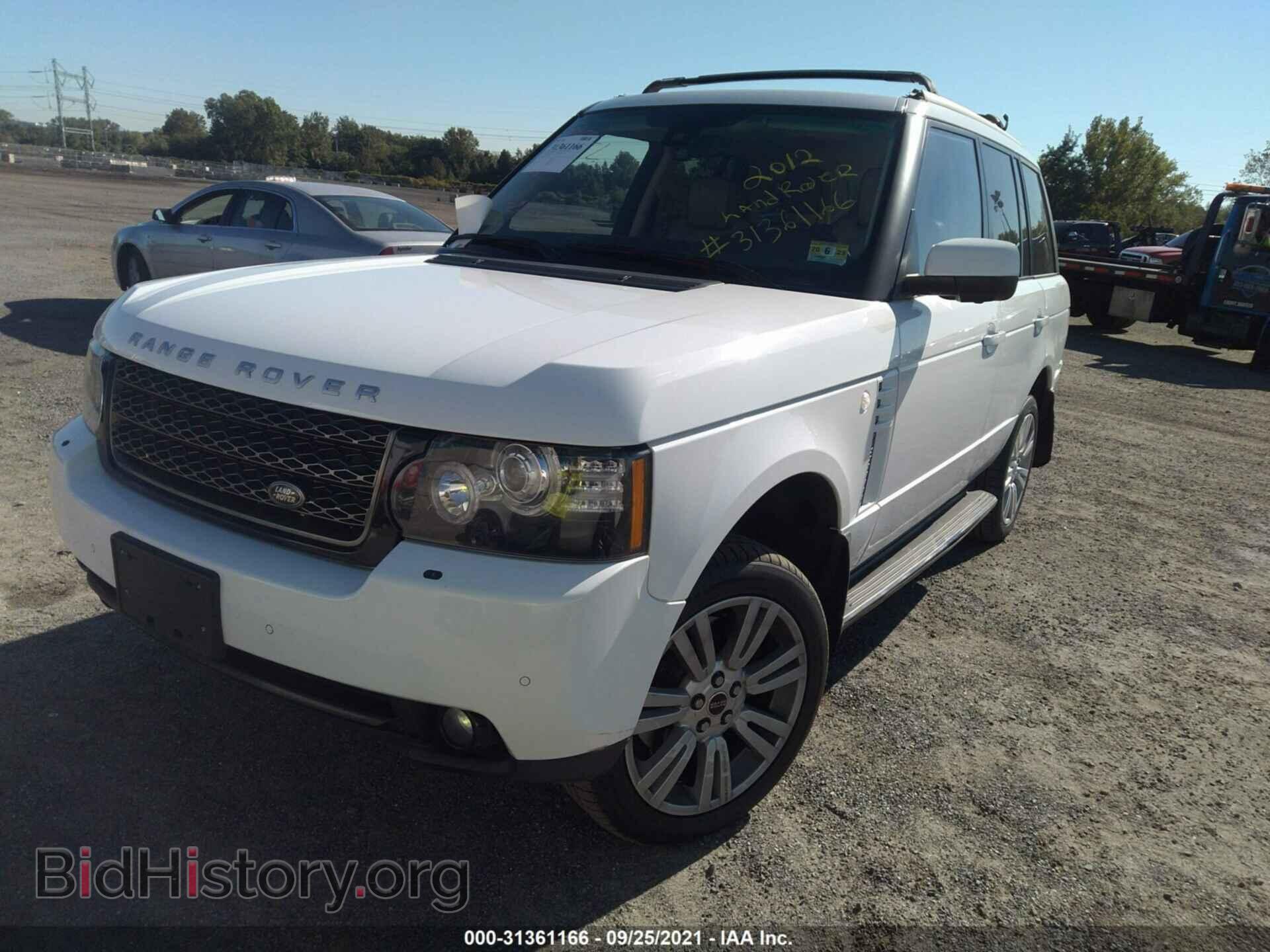 2012 LAND ROVER RANGE ROVER - VIN: SALMF1D44CA390272 - Фото 2