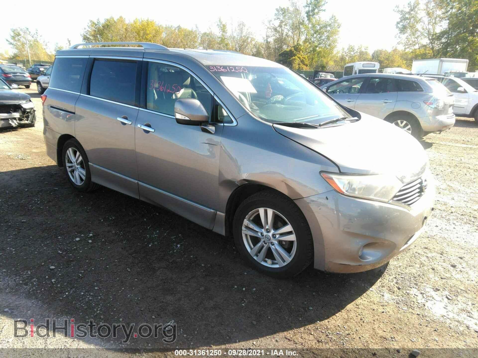 Фотография JN8AE2KP8C9034459 - NISSAN QUEST 2012