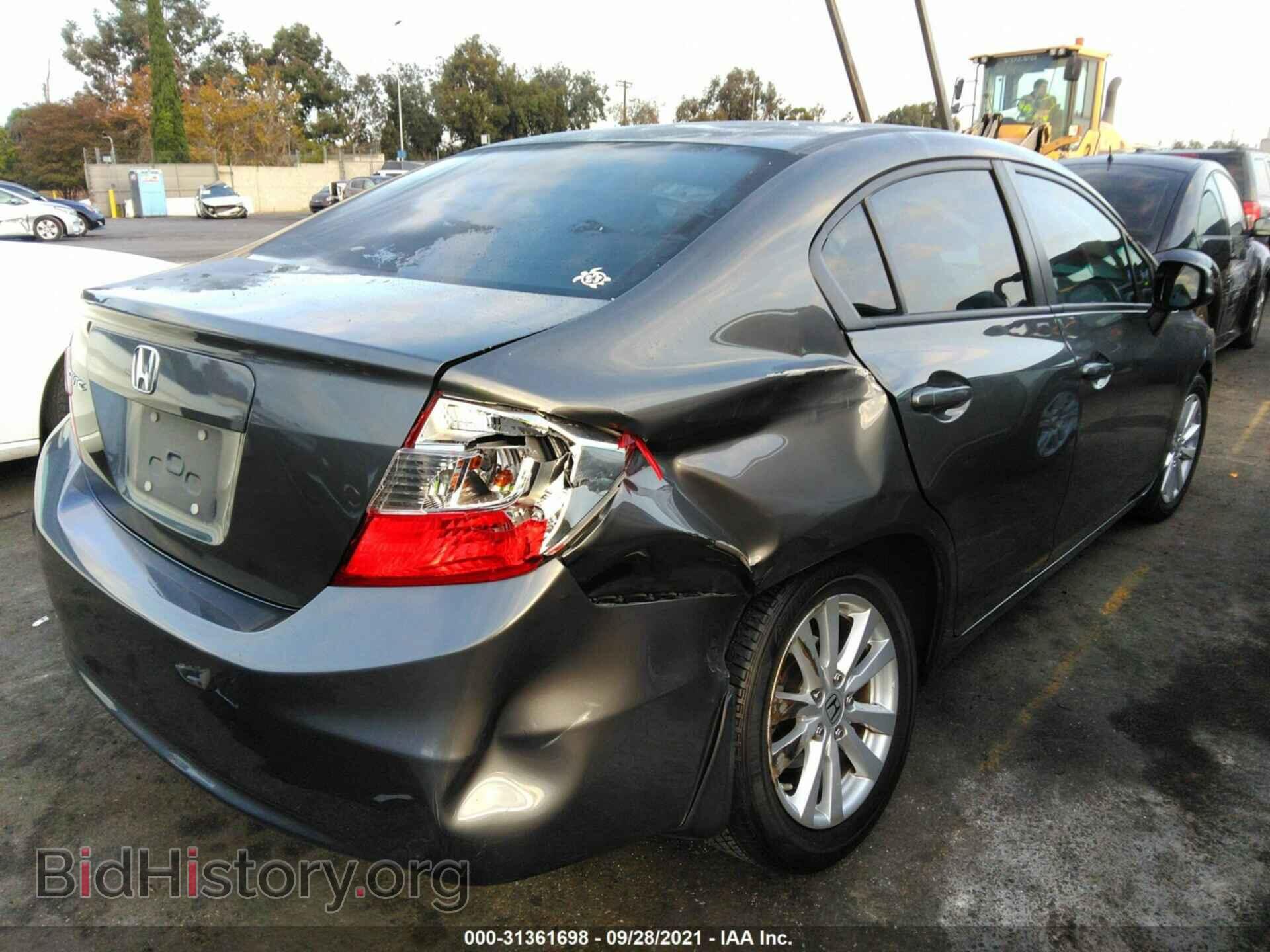 2012 HONDA CIVIC SDN - VIN: 19XFB2F82CE382301 - Фото 4